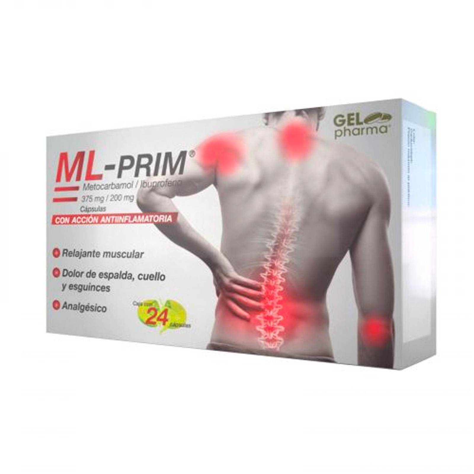 Analgésico ML-Prim 12 cápsulas