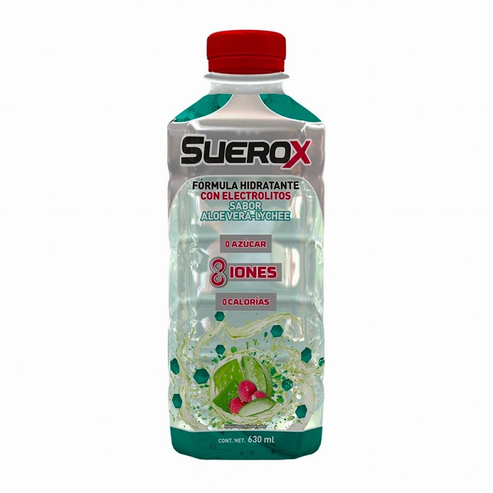 Electrolito Suerox Aloe Vera-Lychee 630 ml 