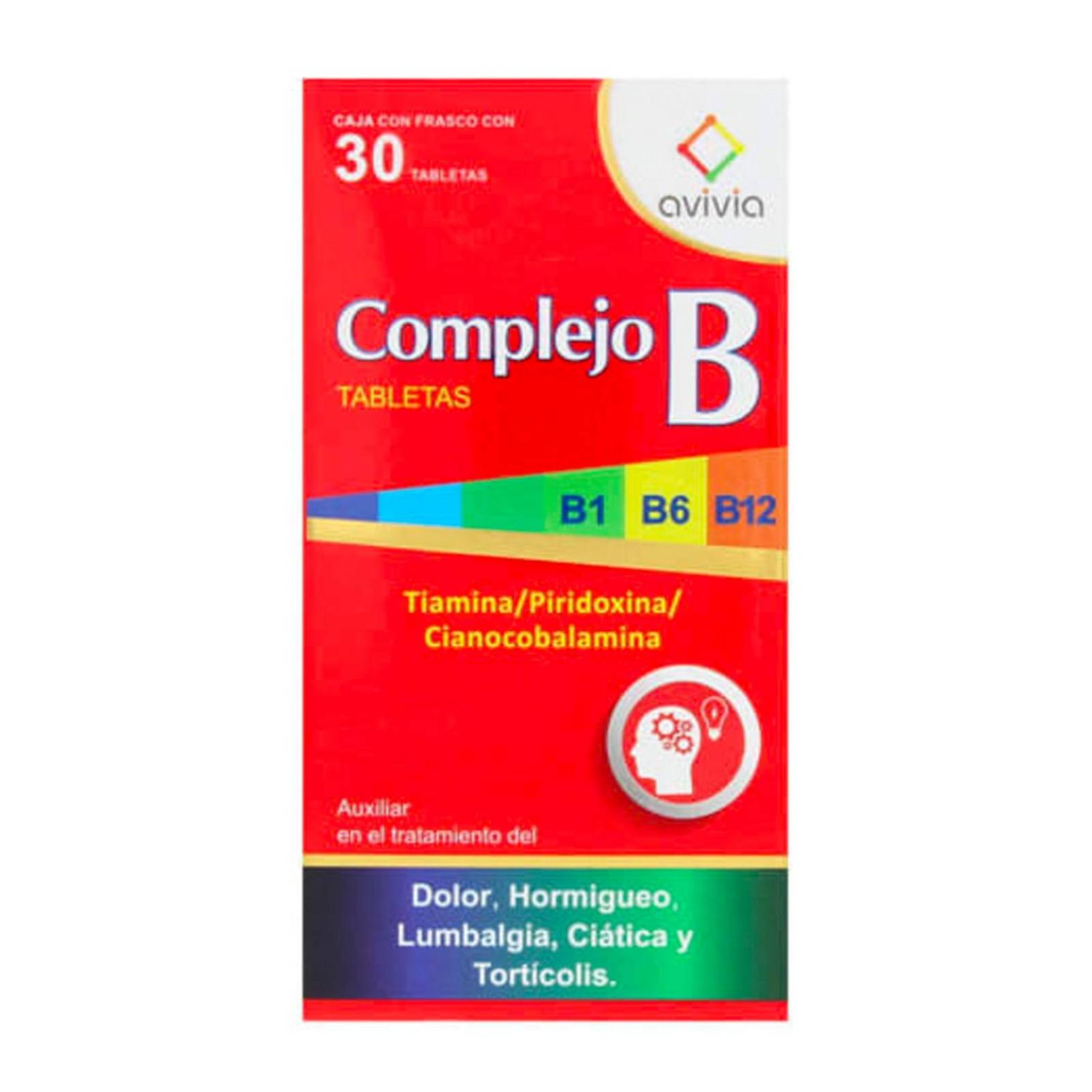 Complejo B Avivia 30 Tabletas 