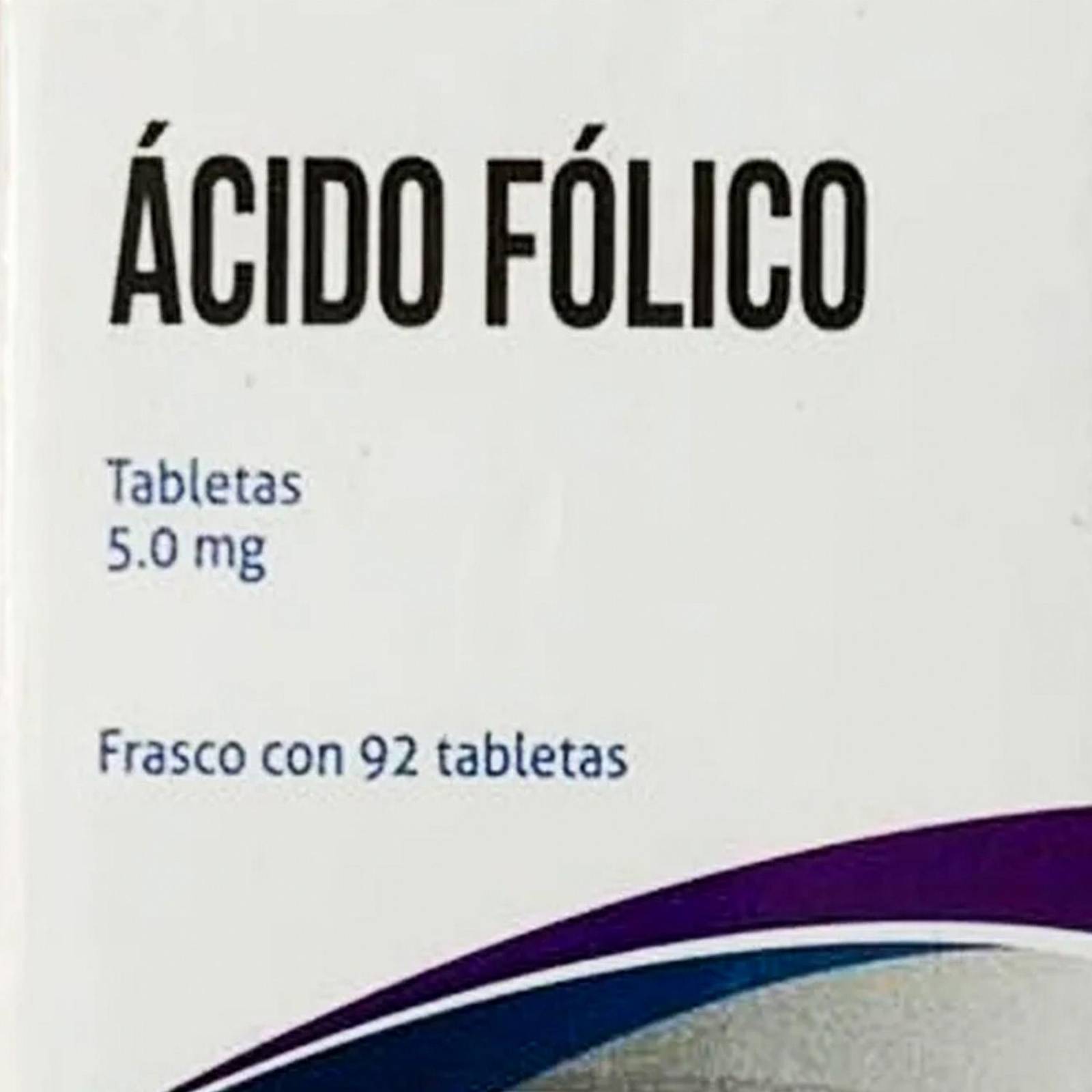Ácido Fólico Sydenham 5 mg 92 tabletas 