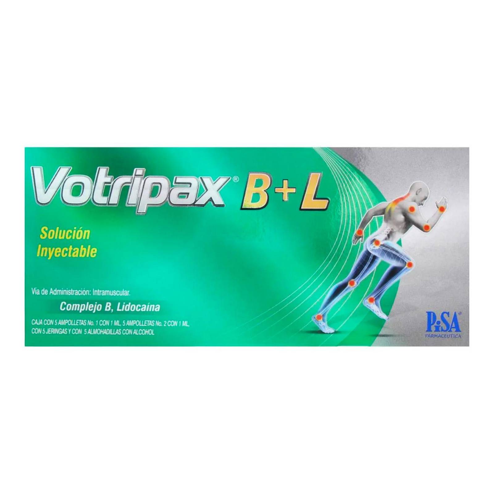 Solución Inyectable Votripax B+L 10 ampolletas + 5 jeringas 
