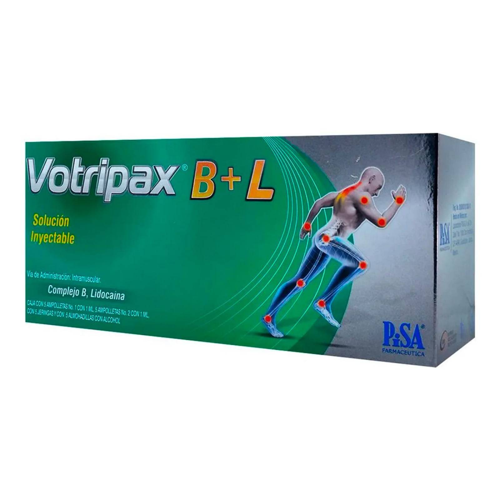 Solución Inyectable Votripax B+L 10 ampolletas + 5 jeringas 