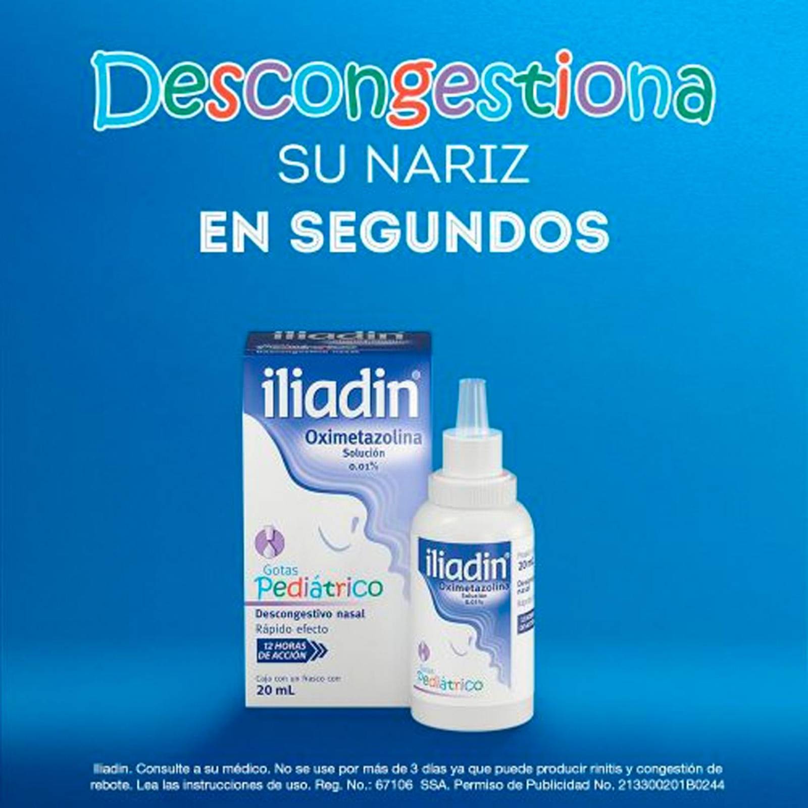 Descongestionante Iliadin Pediátrico 20 ml 