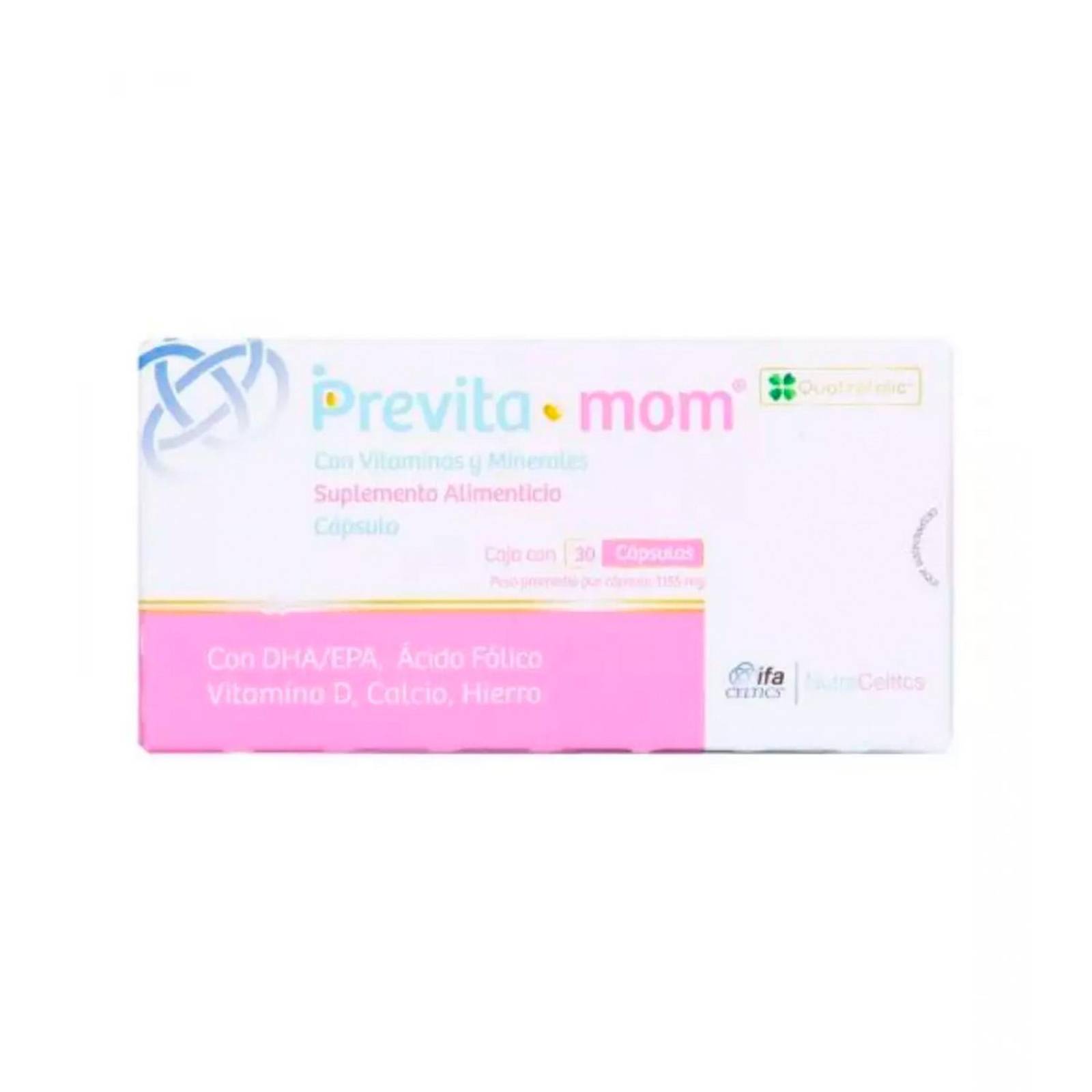 Suplemento Previta-Mom 30 cápsulas 