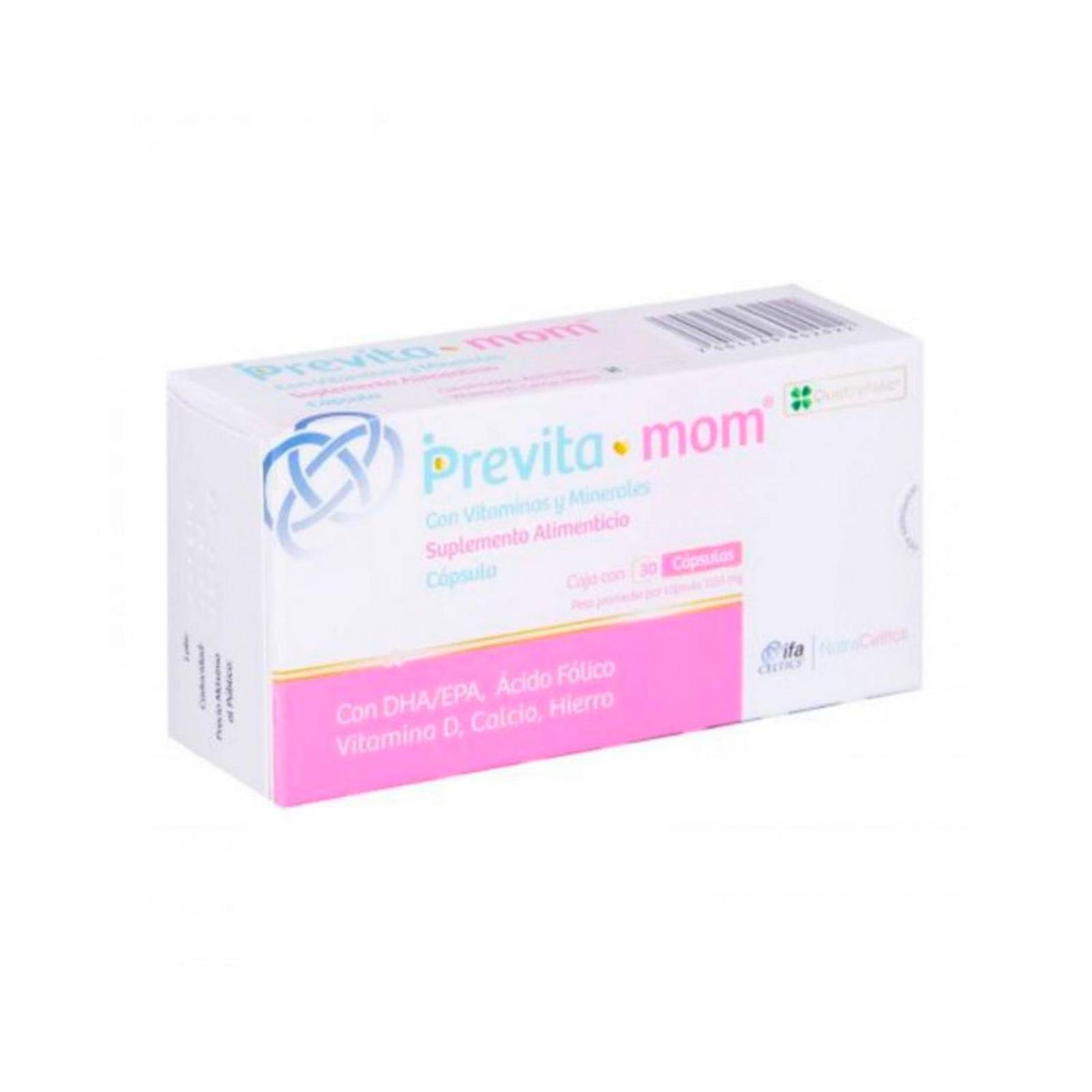 Suplemento Previta-Mom 30 cápsulas 