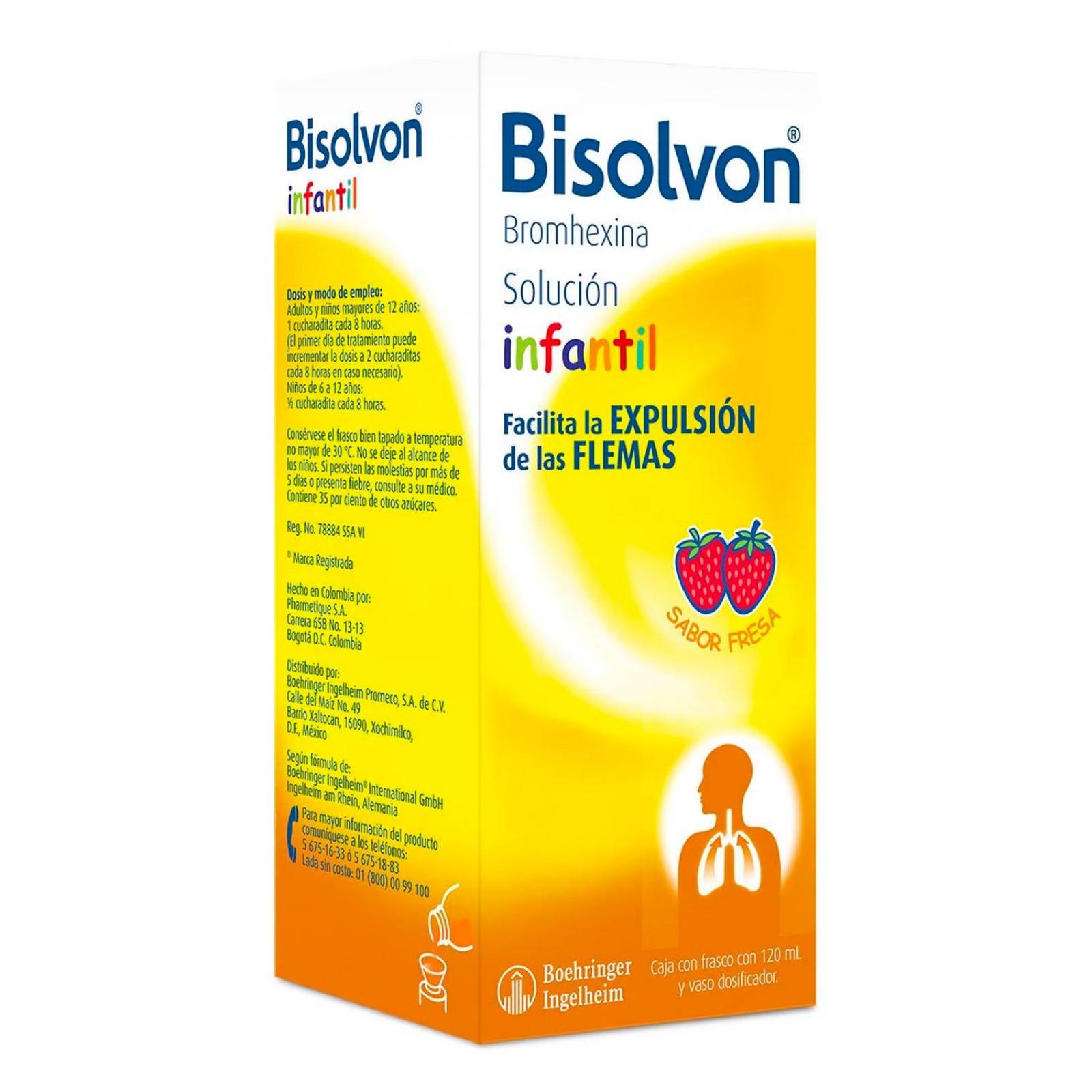 Solución Bisolvón Infantil 120 ml 