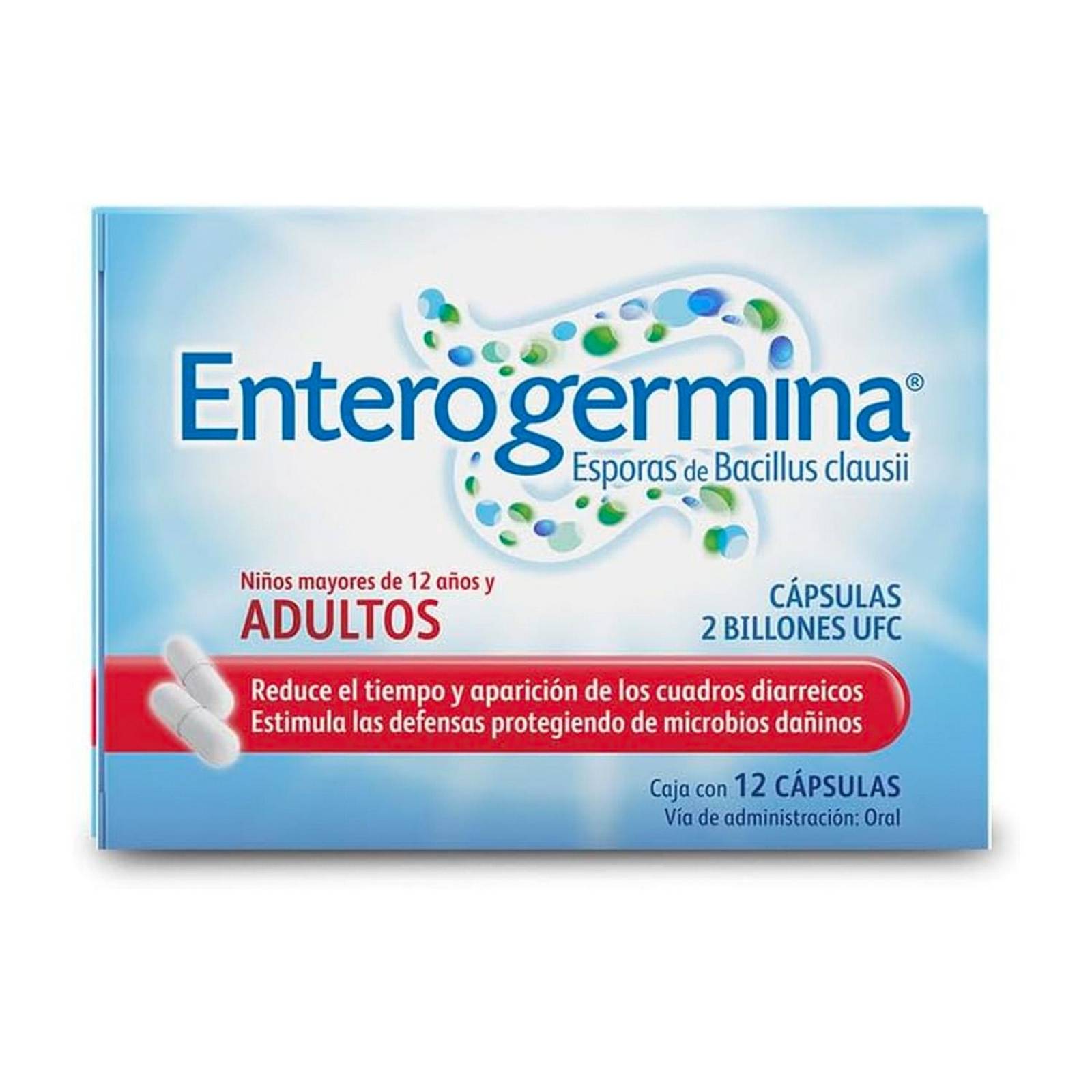 Probióticos Enterogermina 12 Cápsulas