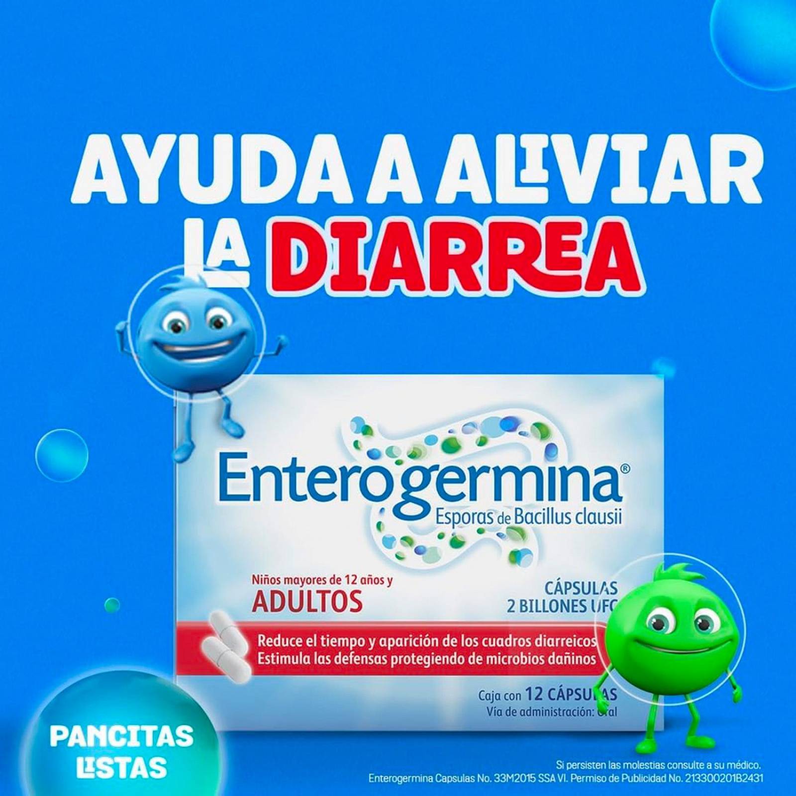 Probióticos Enterogermina 12 Cápsulas