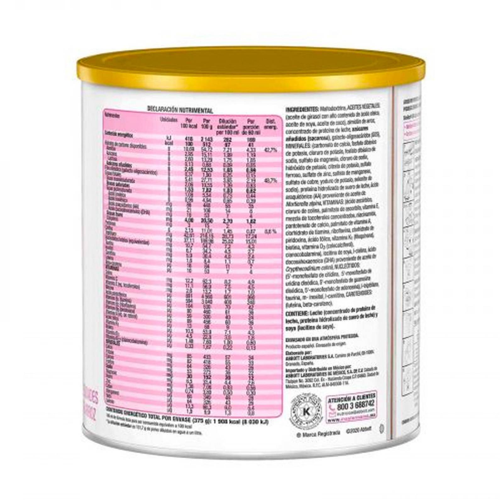 Fórmula Infantil Similac AR Baja en Lactosa 375 gr 