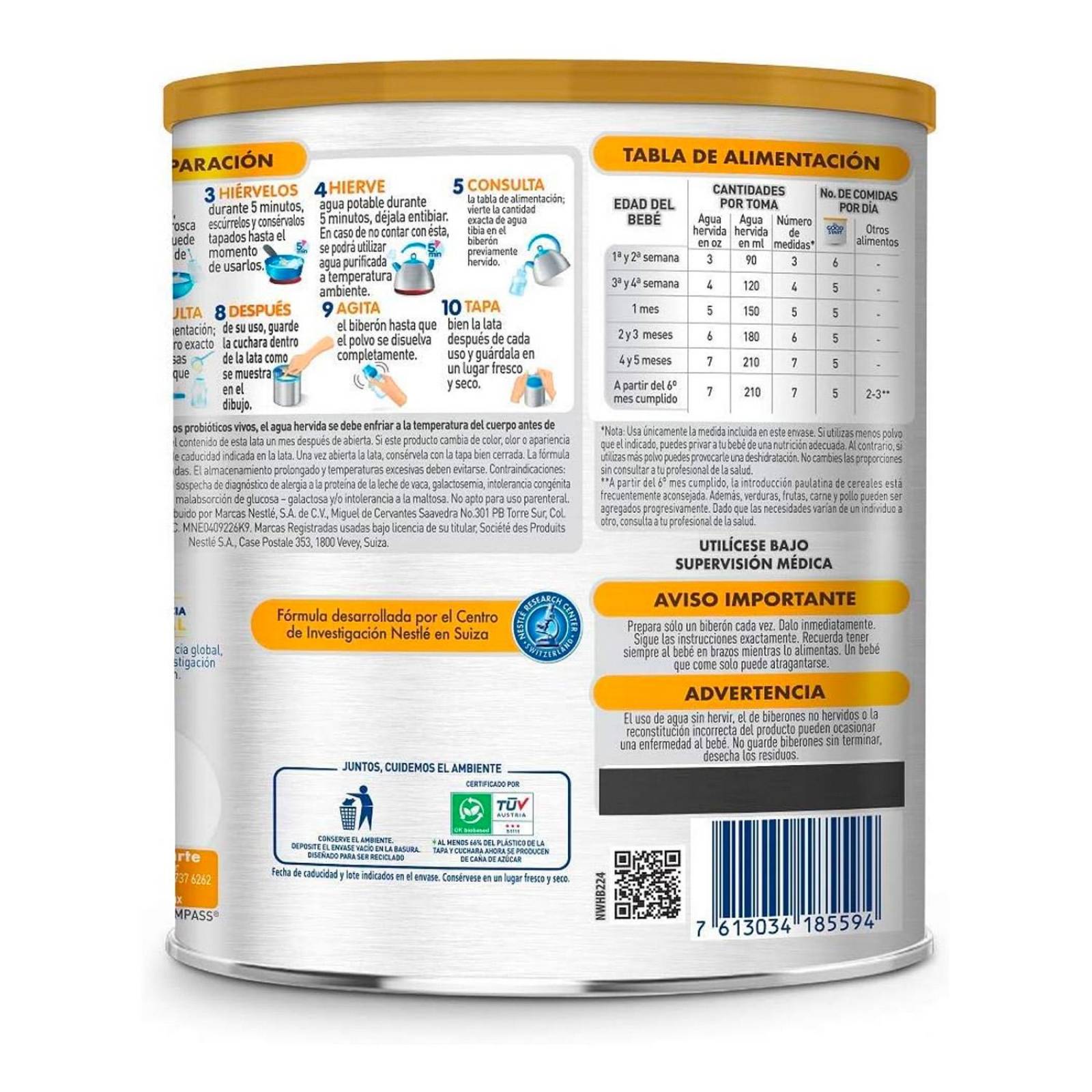 Fórmula Infantil Good Start Confort Supreme 800 gr 