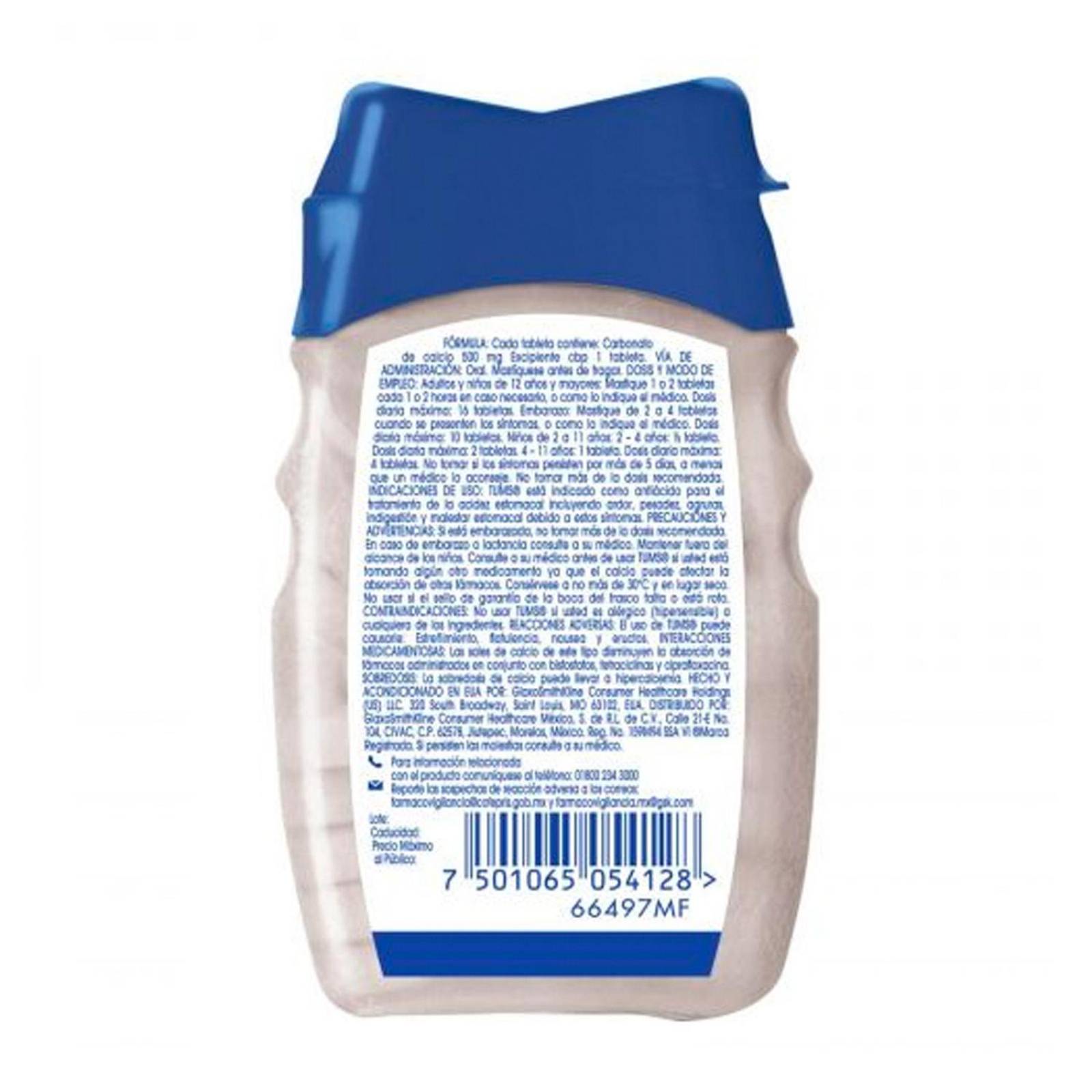 Antiácido Tums Menta 75 piezas 