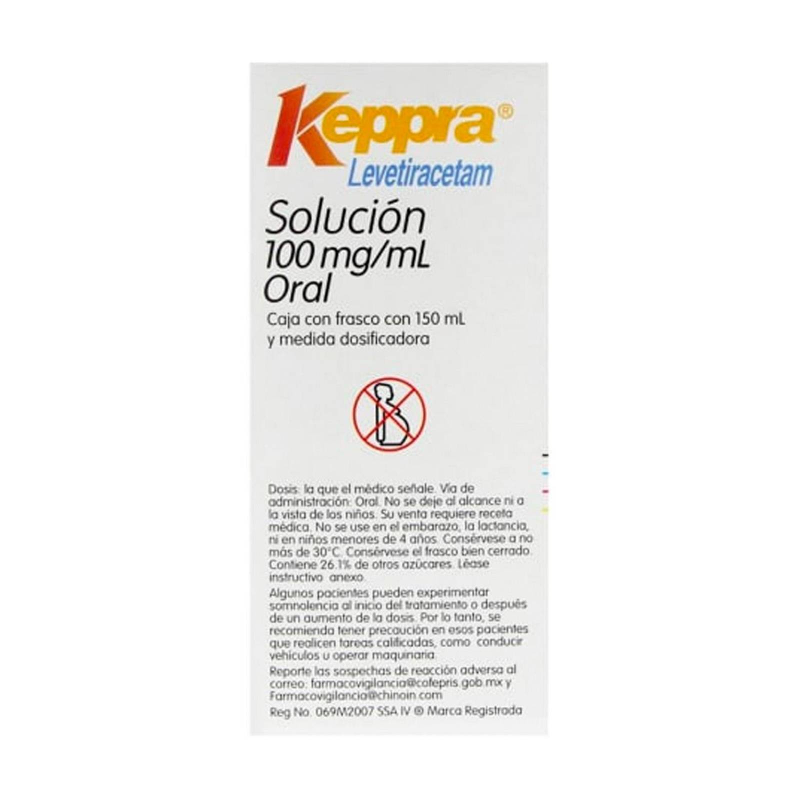 Solución Keppra 150 ml 