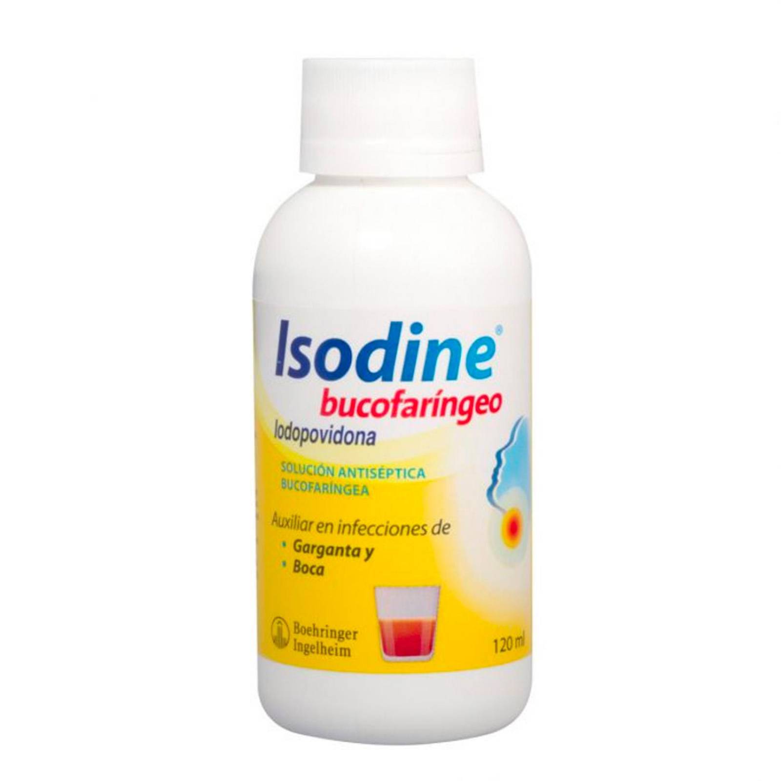 Antiséptico Isodine Bucofaríngeo 120 ml 