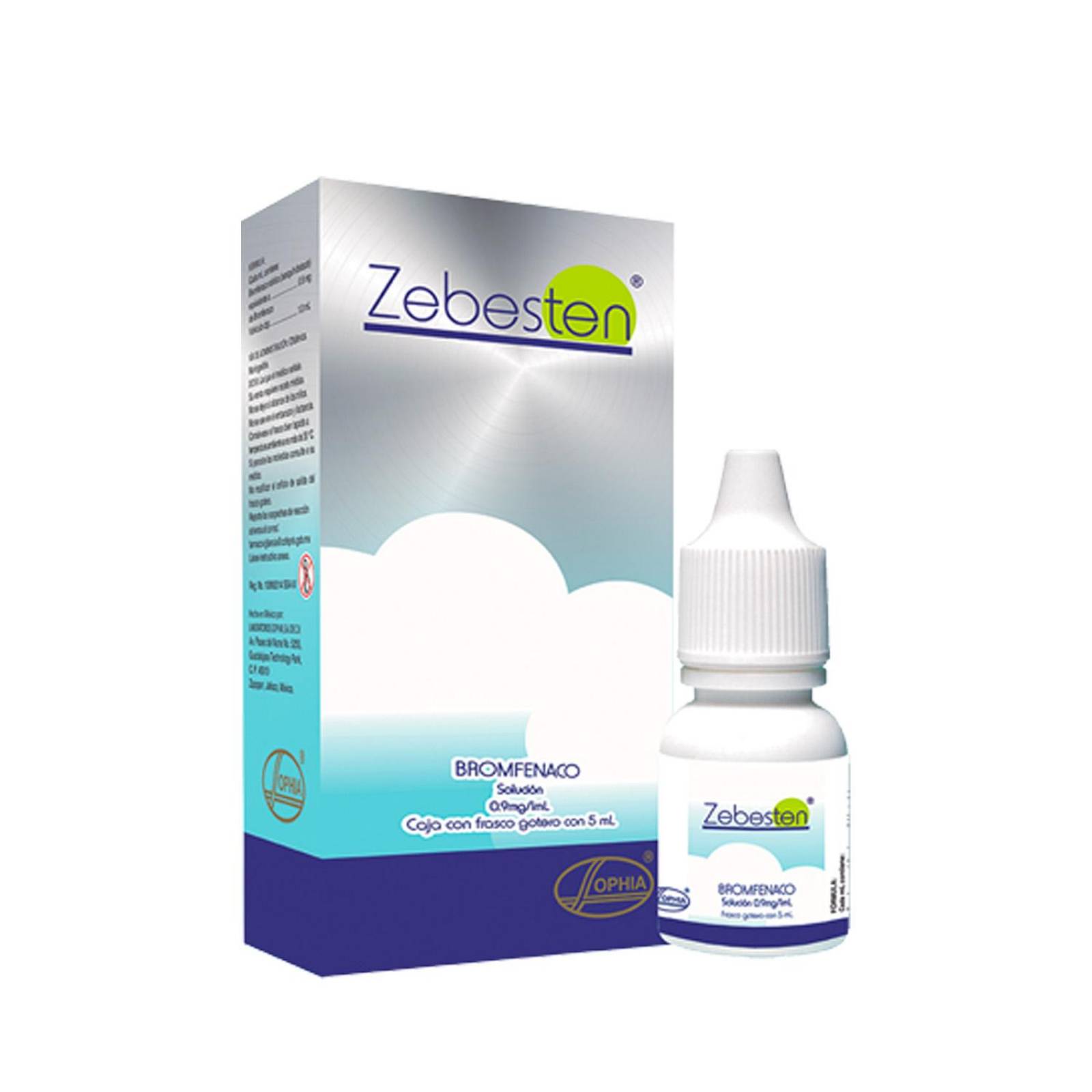 Solución Oftálmica Zebesten 5 ml 