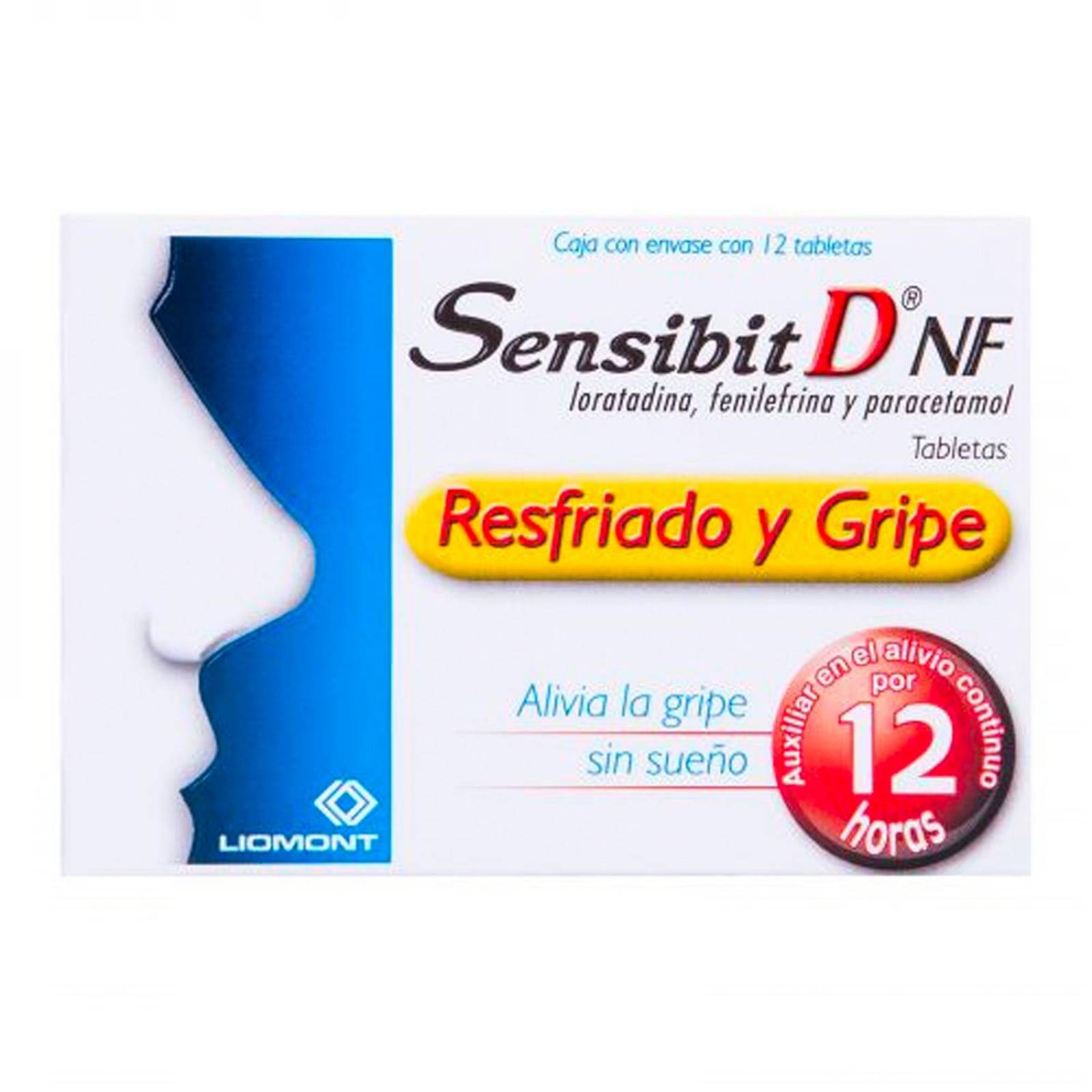 Antigripal Sensibit D NF 12 Tabletas 