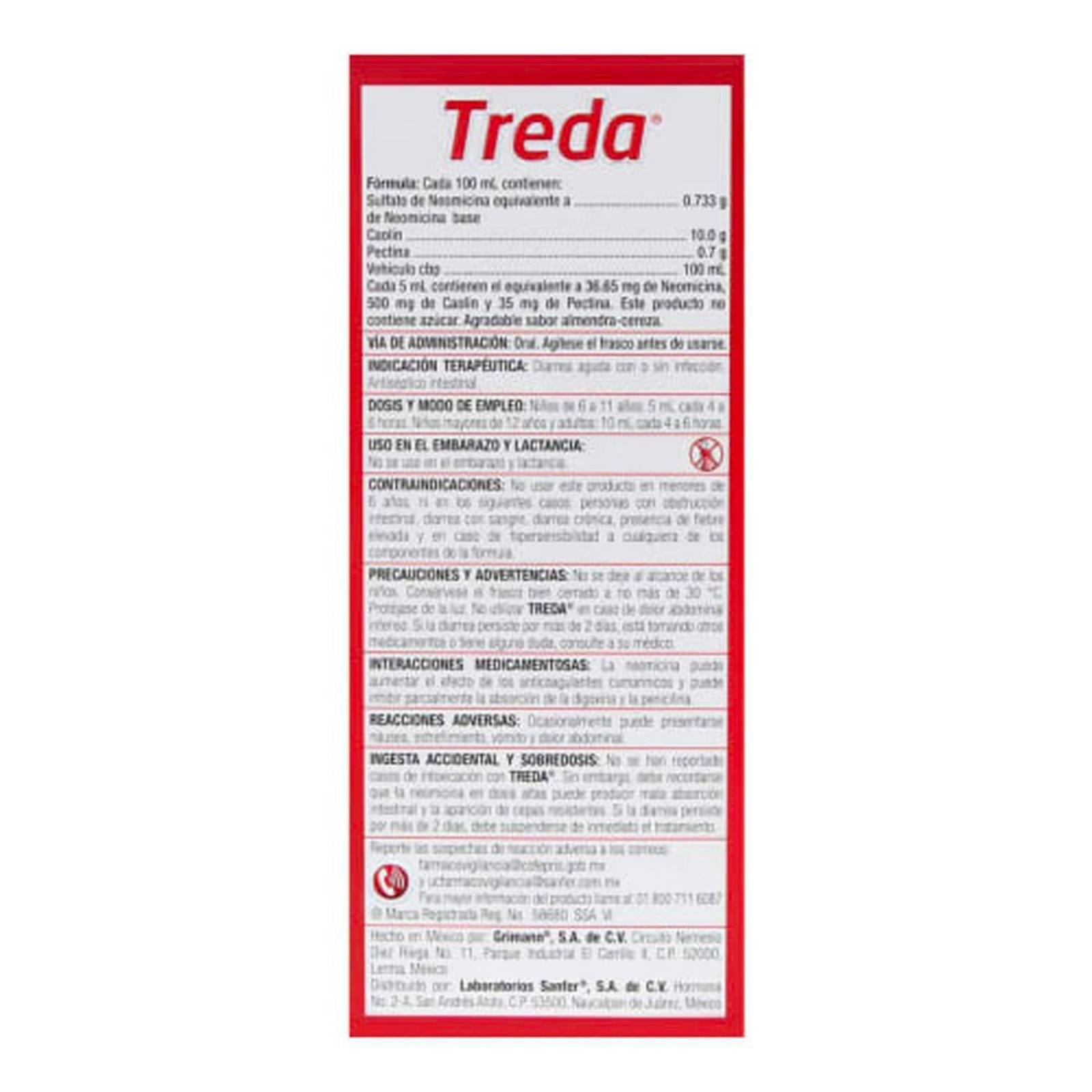 Suspensión Treda 75 ml 