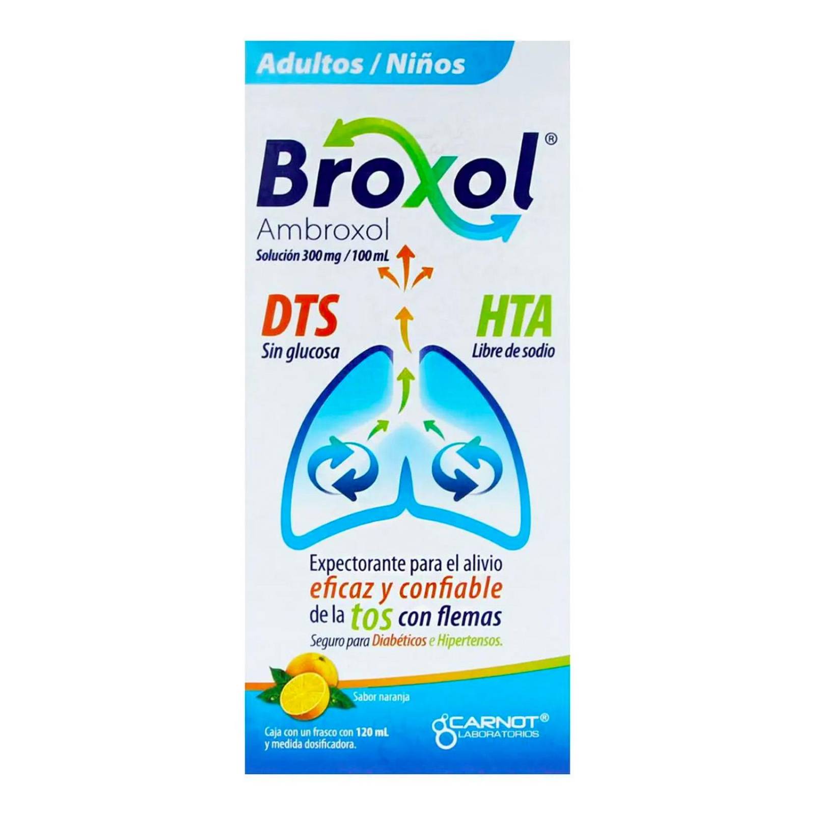 Solución Oral Broxol Ambroxol 120 ml 