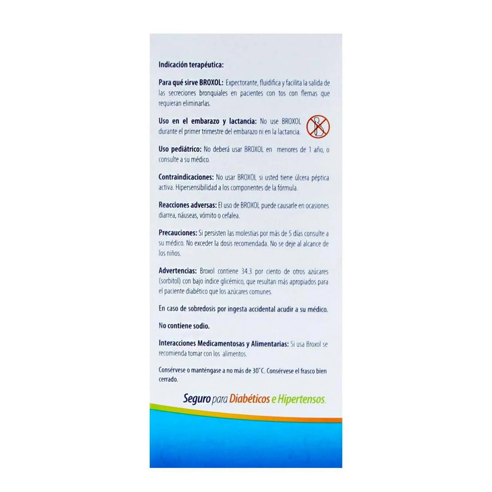 Solución Oral Broxol Ambroxol 120 ml 