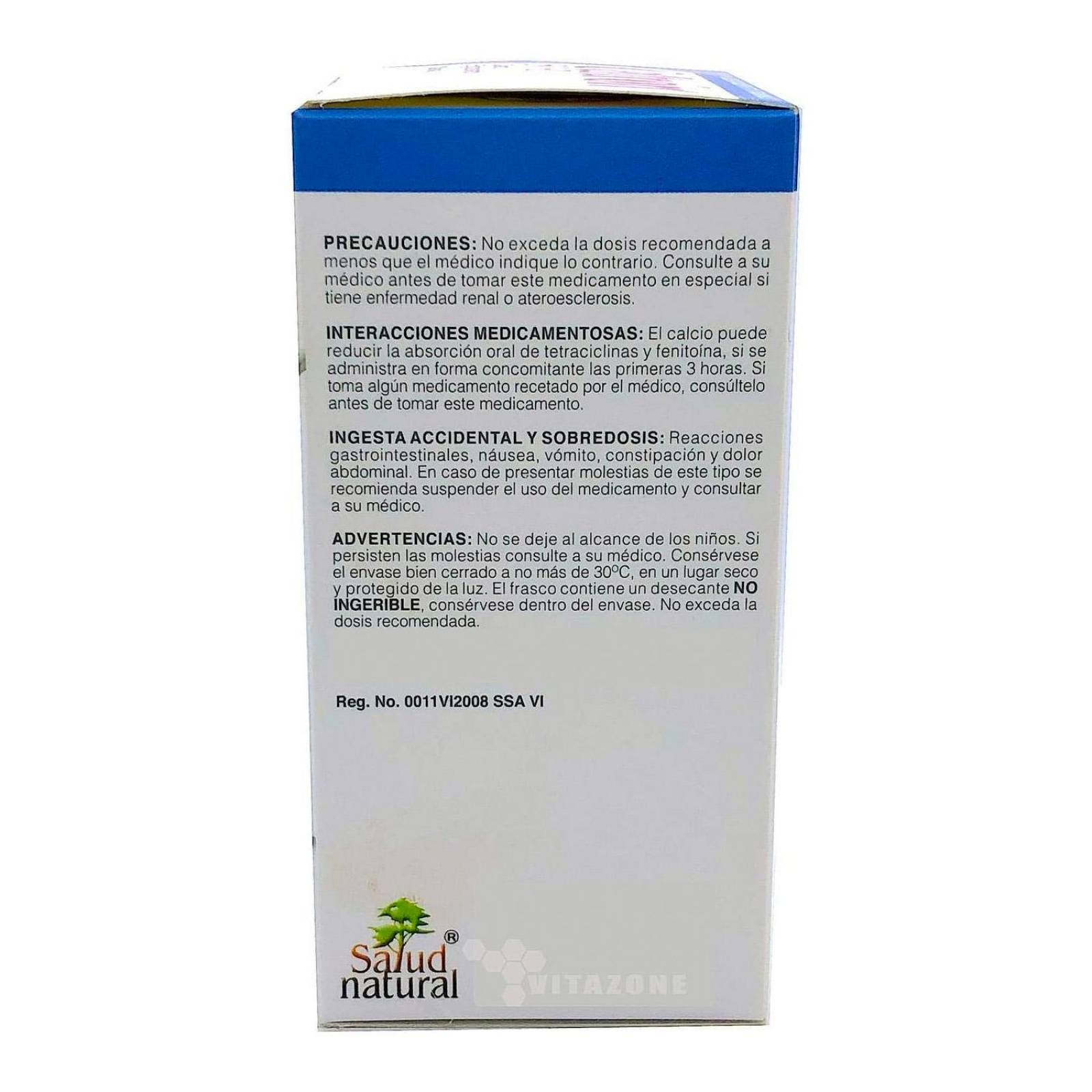 Suplemento Alimenticio Caltrón 600+D 60 Tabletas 