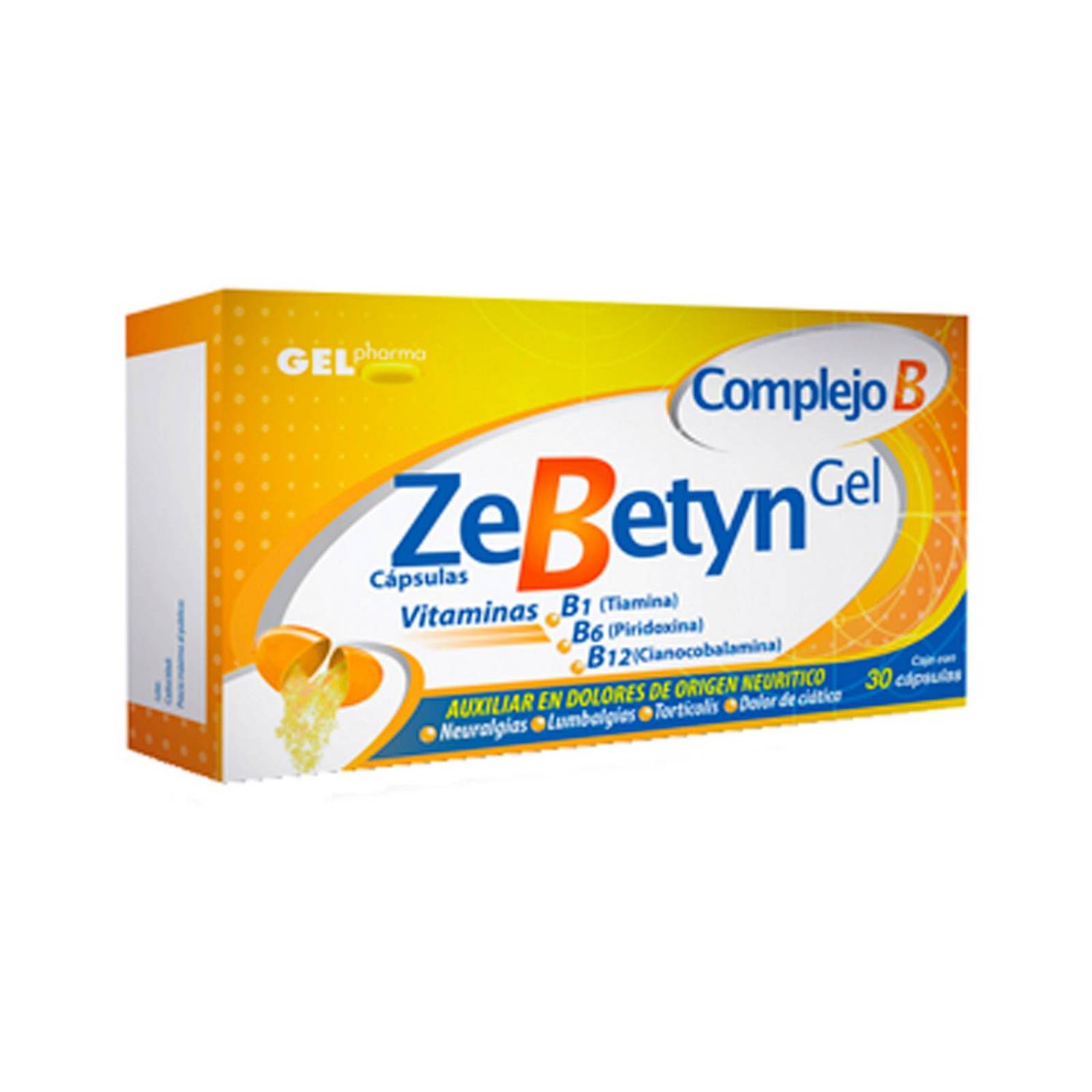 Complejo B ZeBetyn Gel 30 Cápsulas 