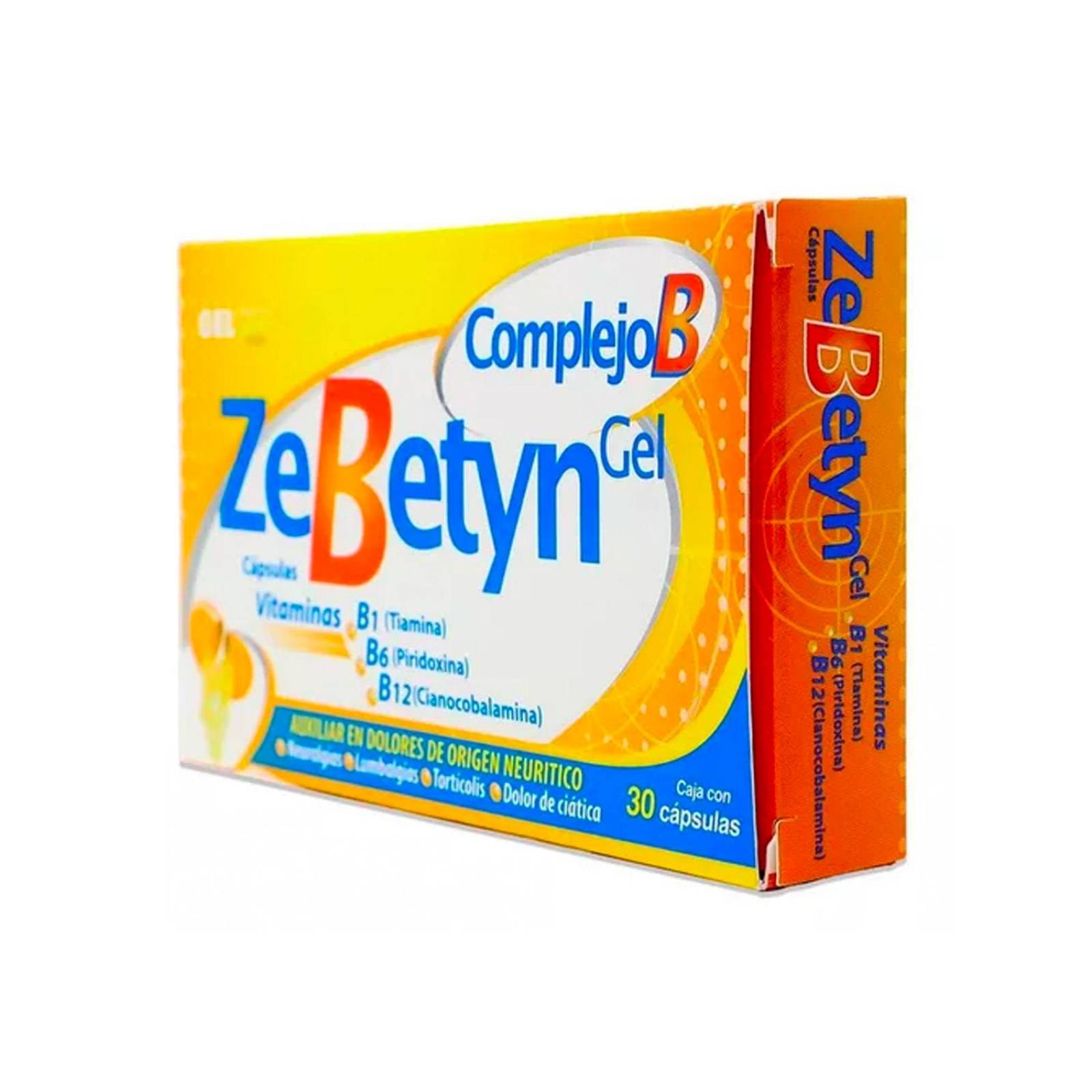 Complejo B ZeBetyn Gel 30 Cápsulas 