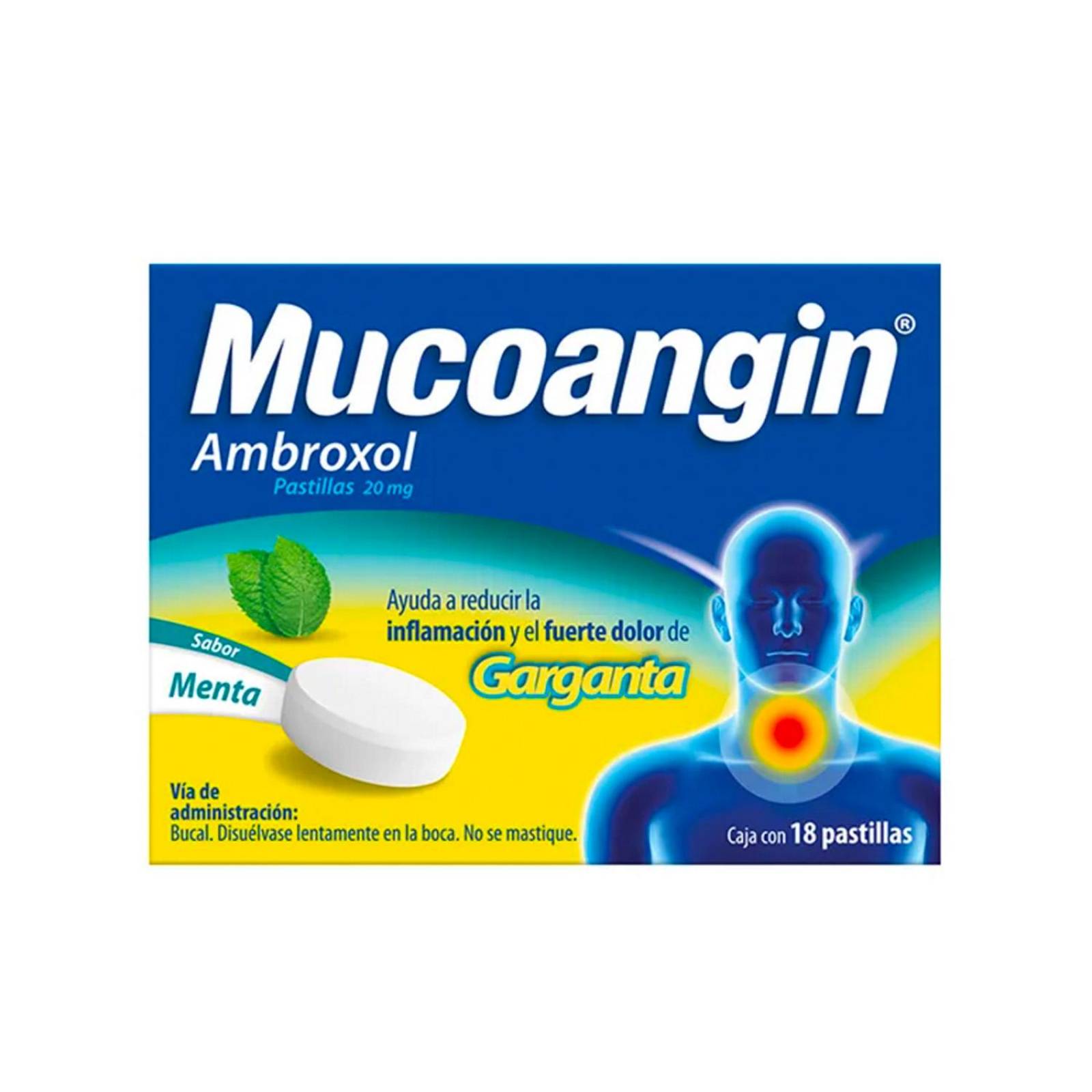 Ambroxol Mucoangin 18 pastillas