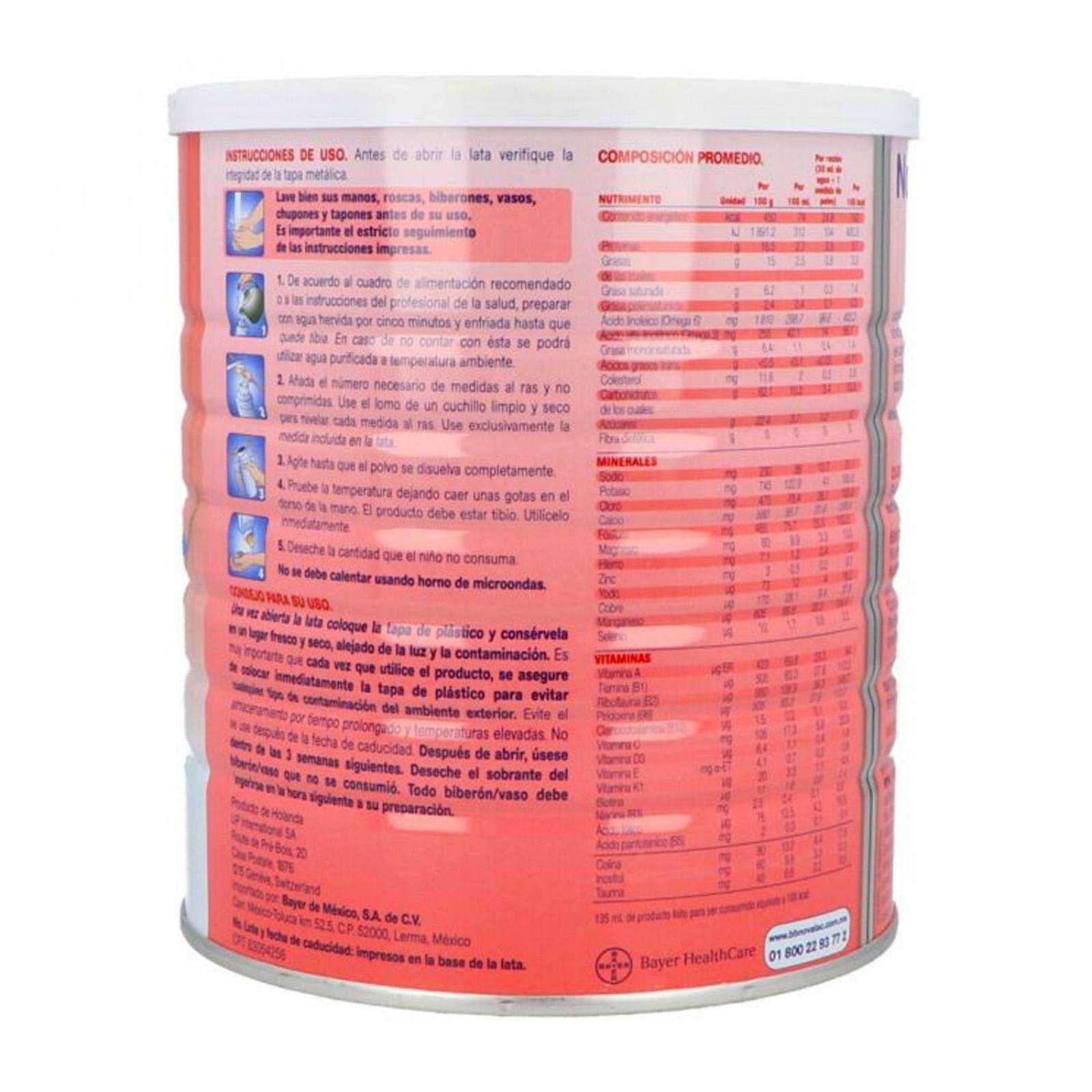 Fórmula Infantil Novamil 3 800 gr 