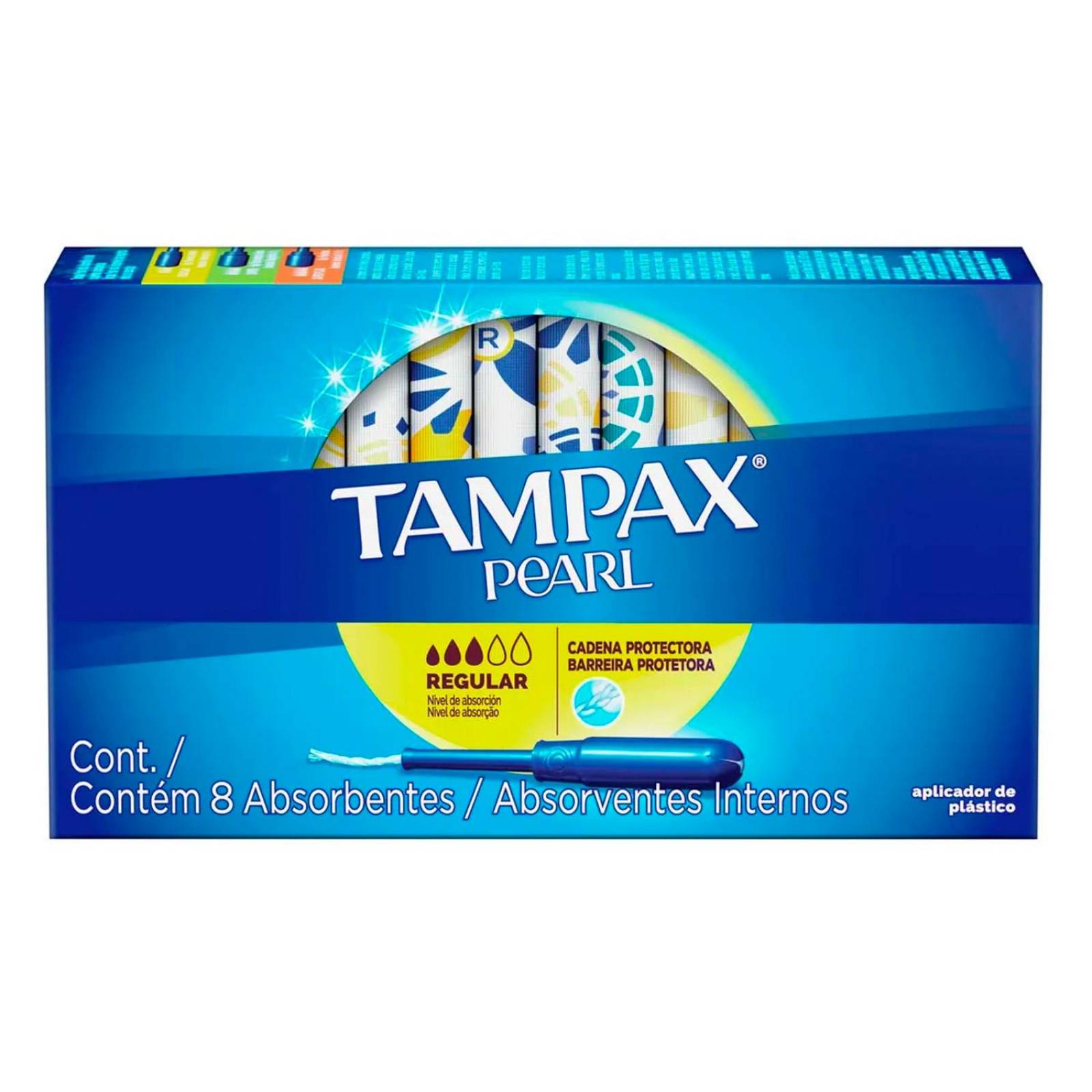 Tampones Tampax Pearl Regular 8 piezas 