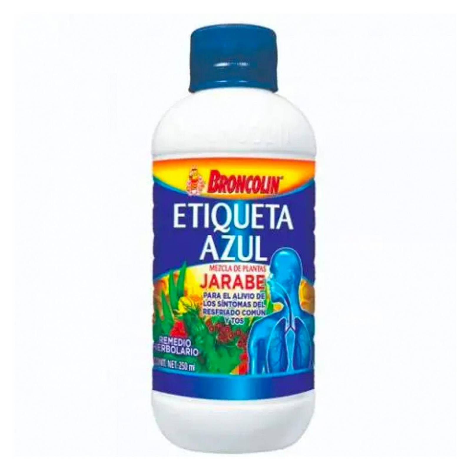 Jarabe Broncolin Etiqueta Azúl 250 ml