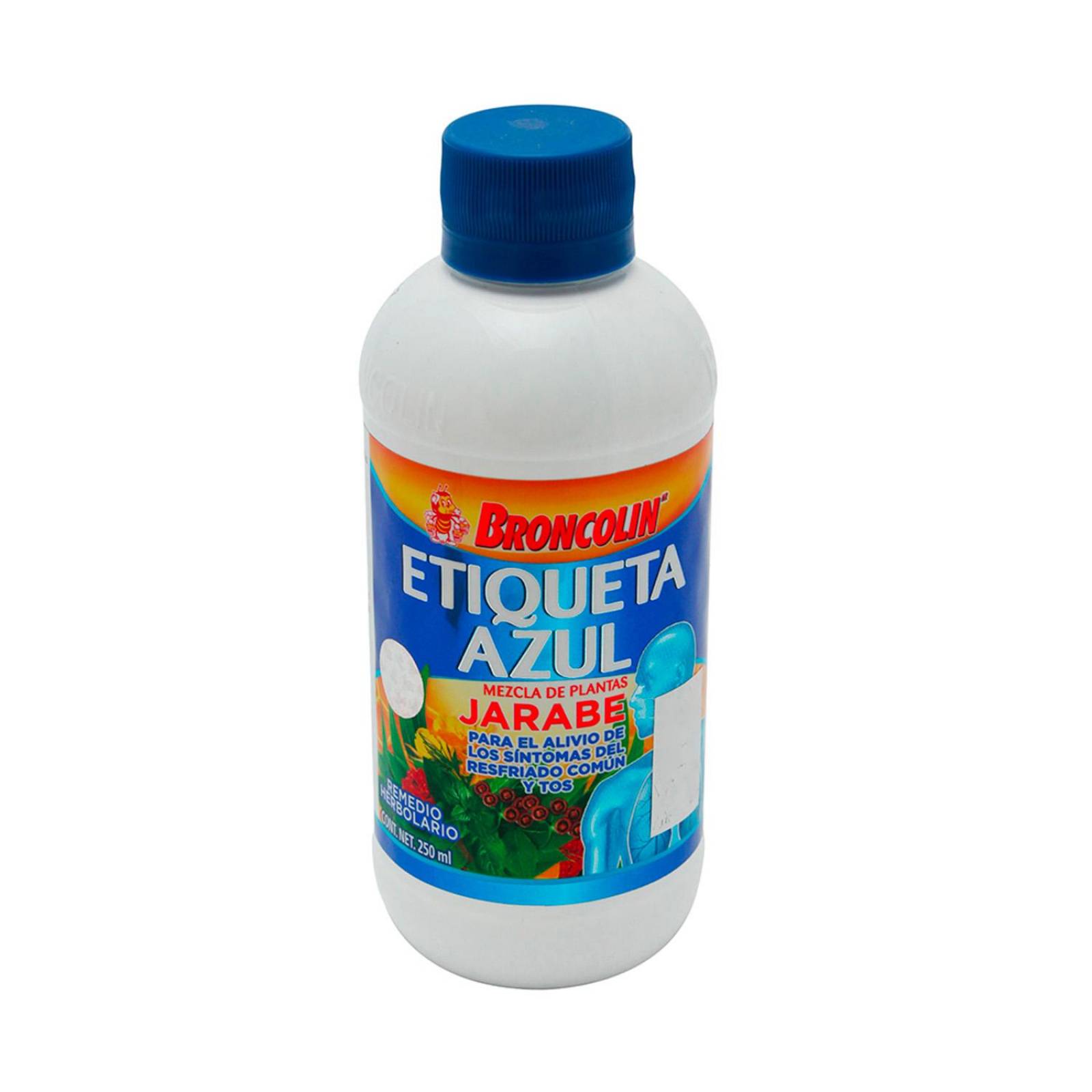 Jarabe Broncolin Etiqueta Azúl 250 ml