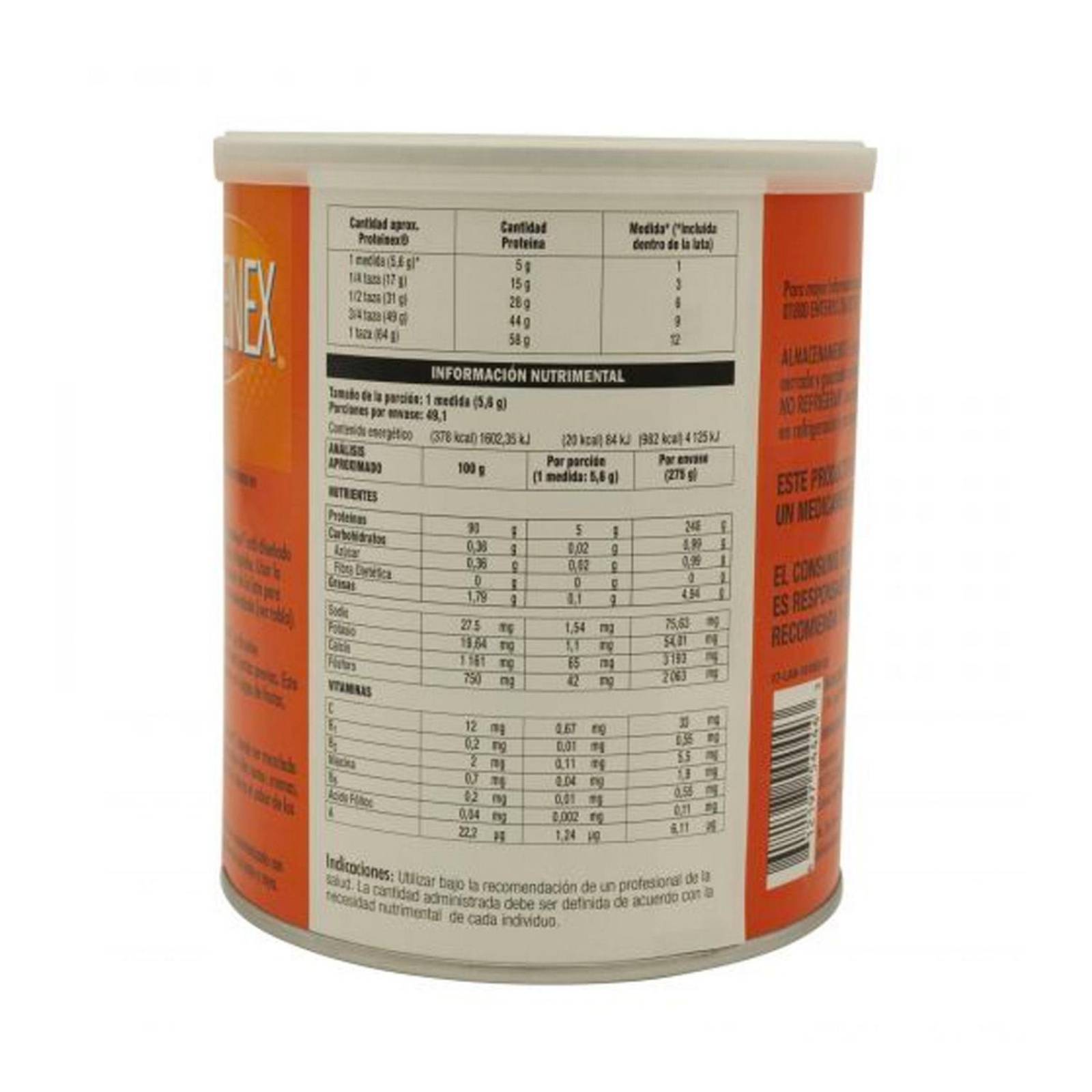 Suplemento Proteinex 275 gr 