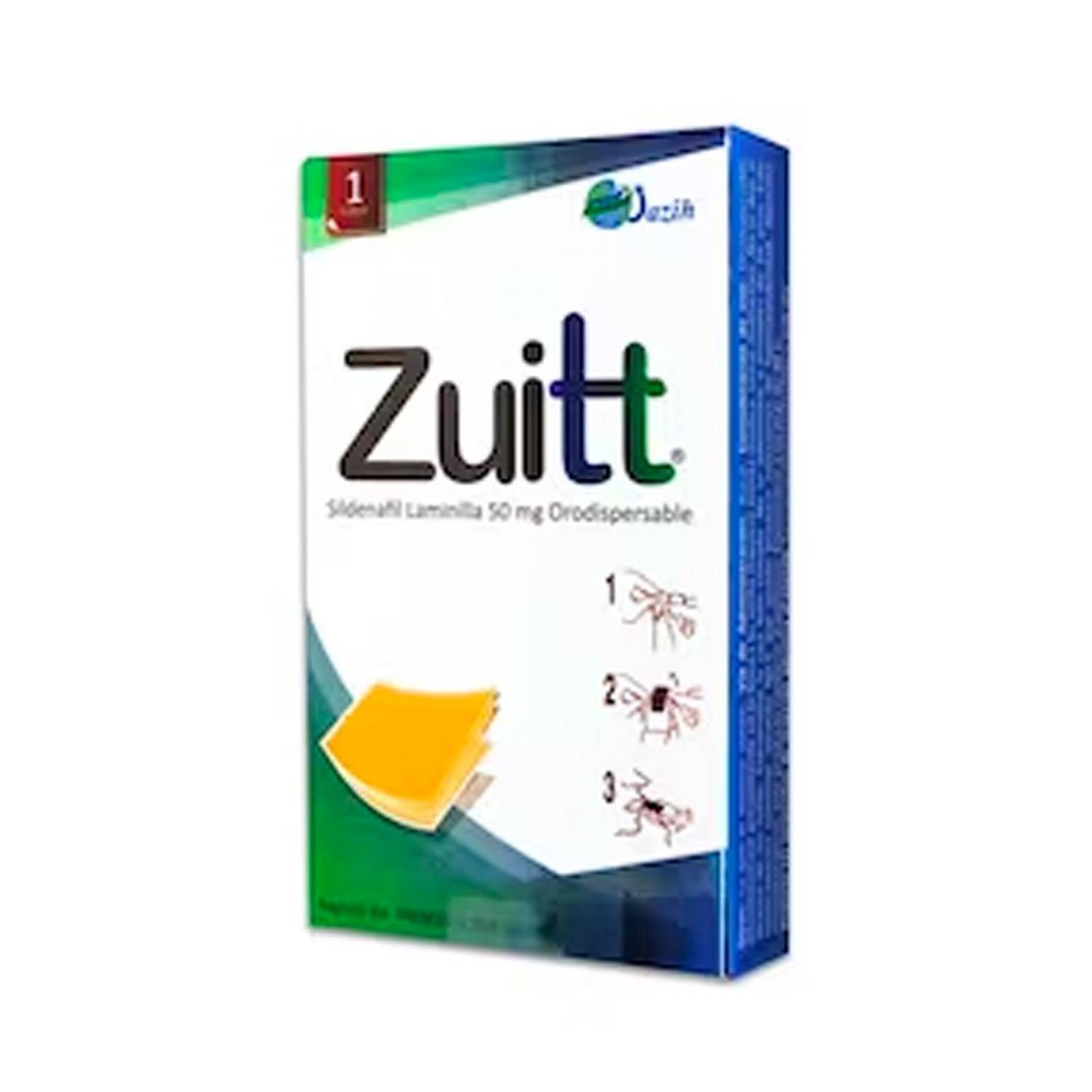 Laminillas Zuitt Sildenafil 4 piezas 
