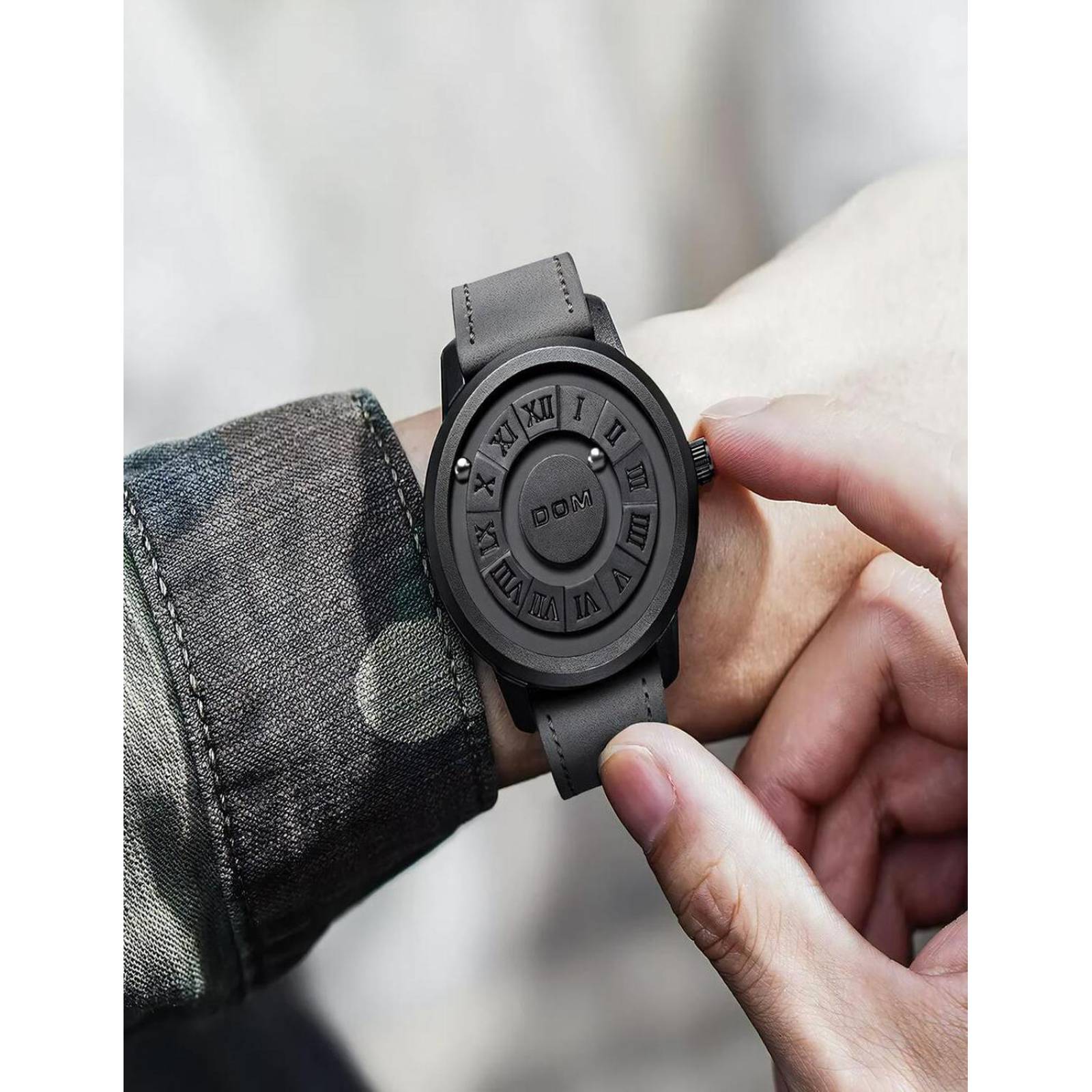 Reloj De Cuarzo Con Tecnologia Magnetica Impermeable ET005