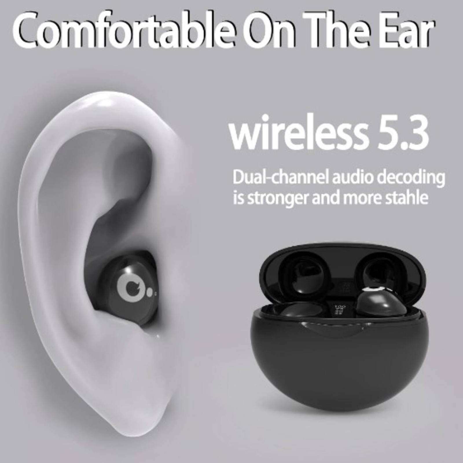 Mini Audifonos Bluetooth color negro ET007