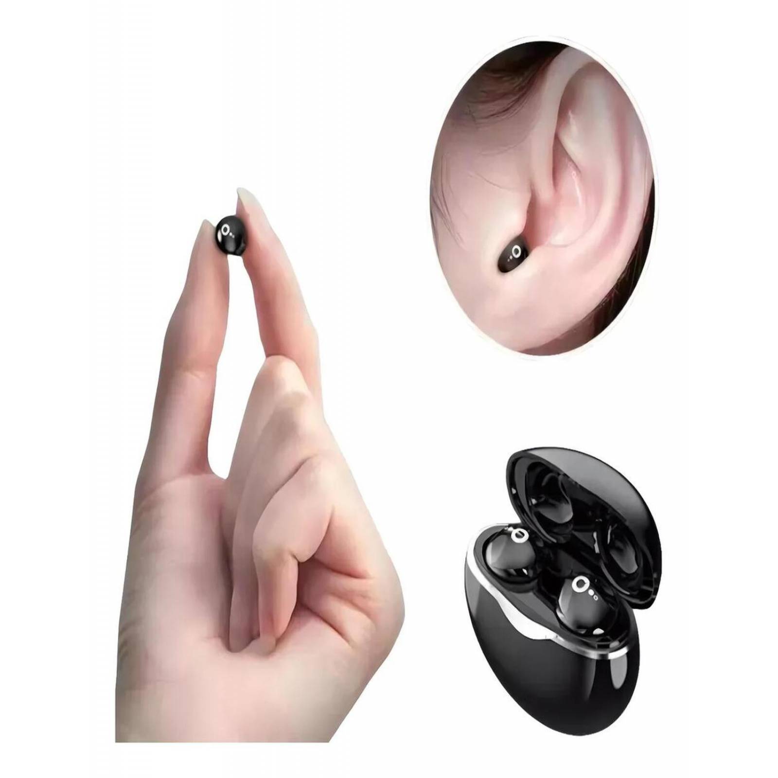 Mini Audifonos Bluetooth color negro ET007