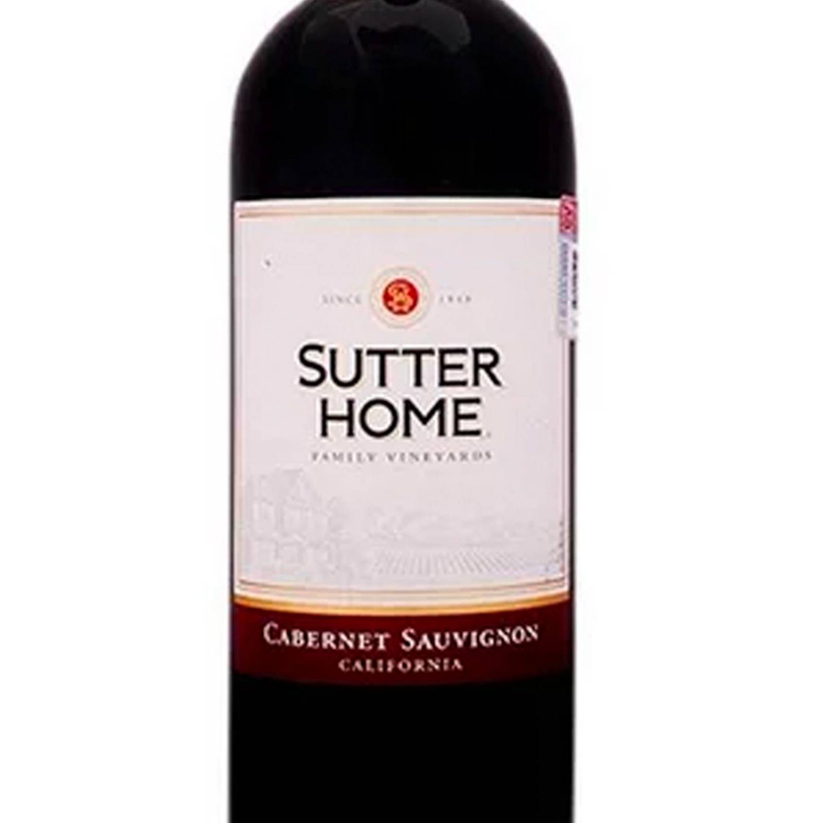 Pack de 12 Vino Tinto Sutter Home Cabernet Sauvignon 750 ml 