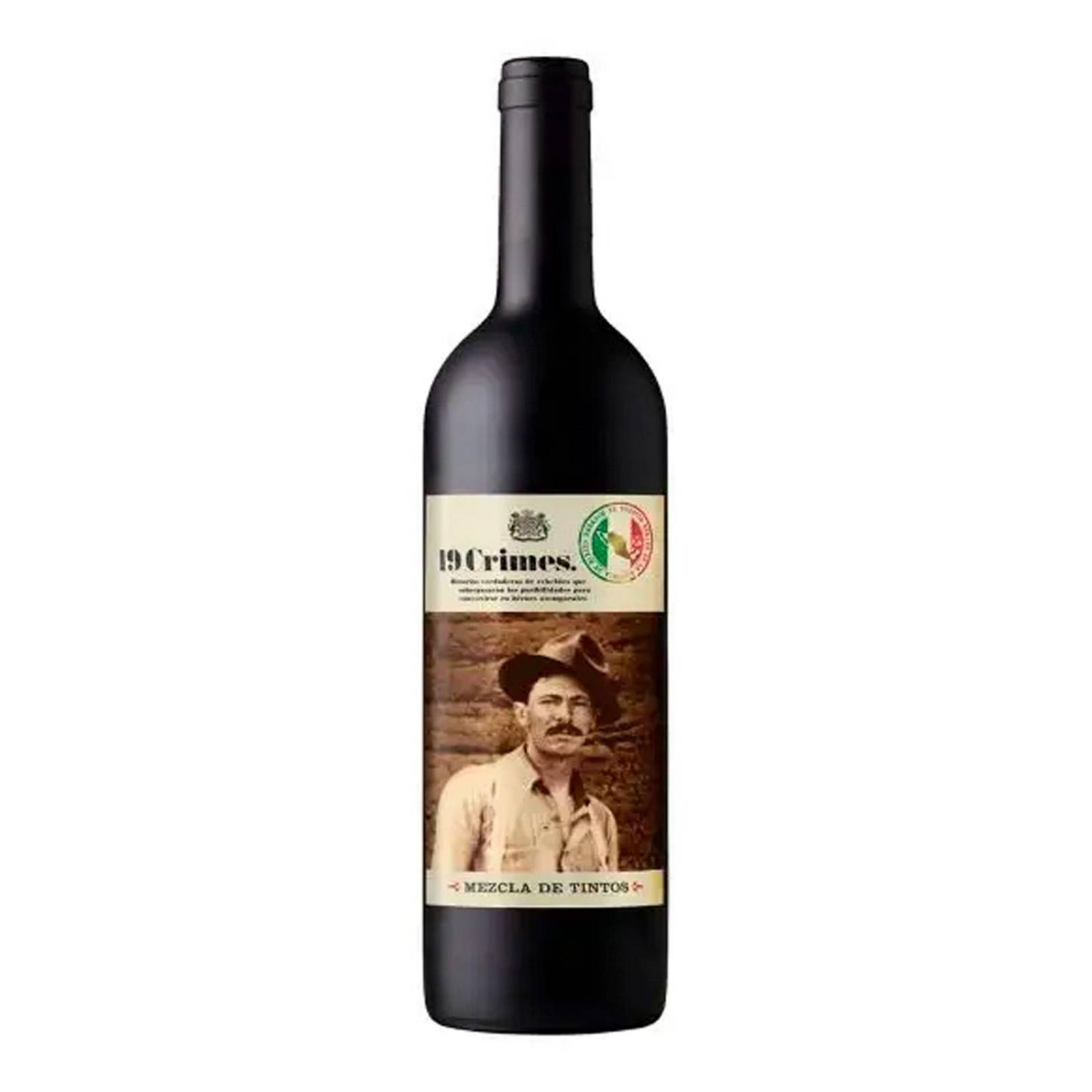 Pack de 2 Vino Tinto 19 Crimes Mezcla de Tintos 750 ml 
