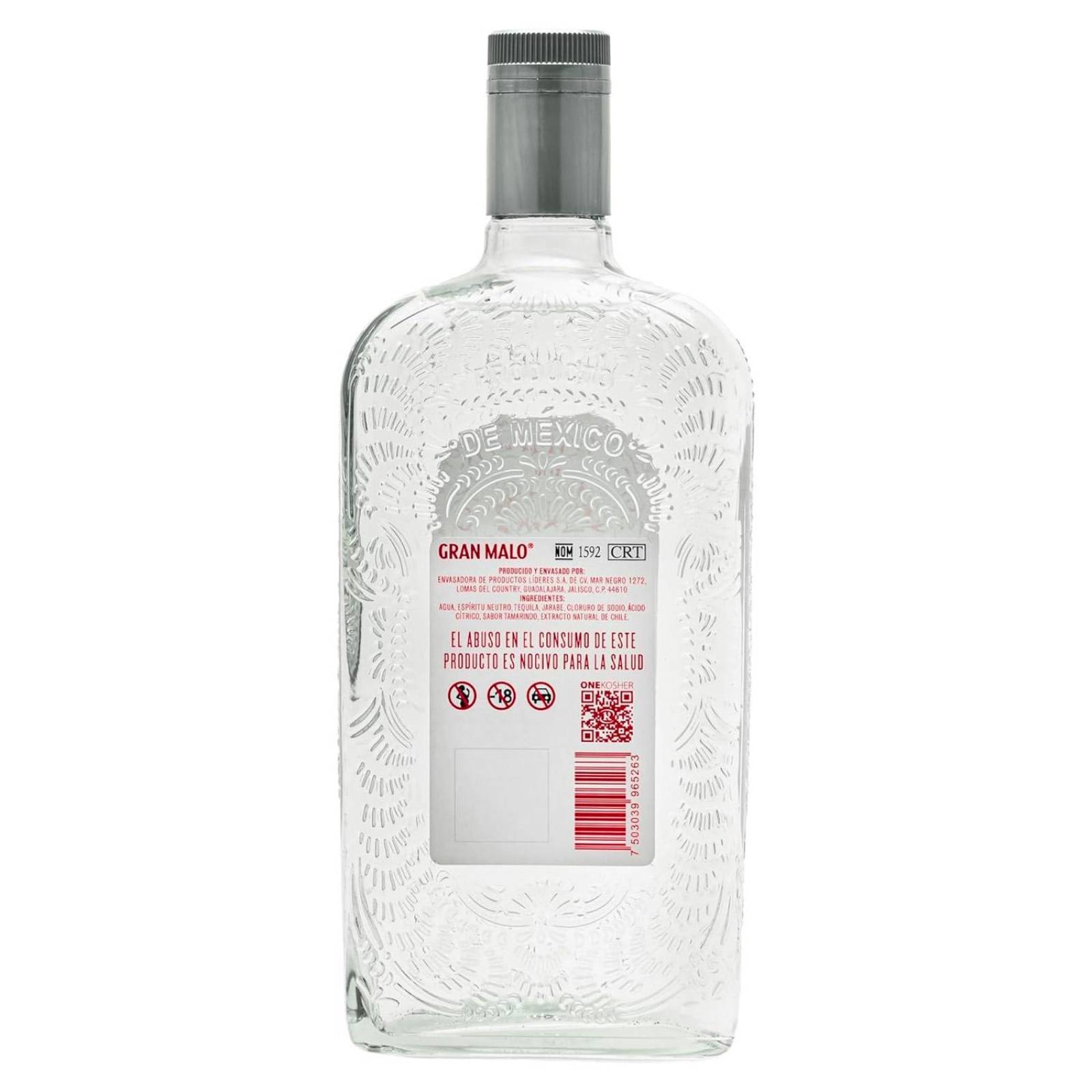 Pack de 6 Licor de Tequila Gran Malo Tamarindo 1.75 L 