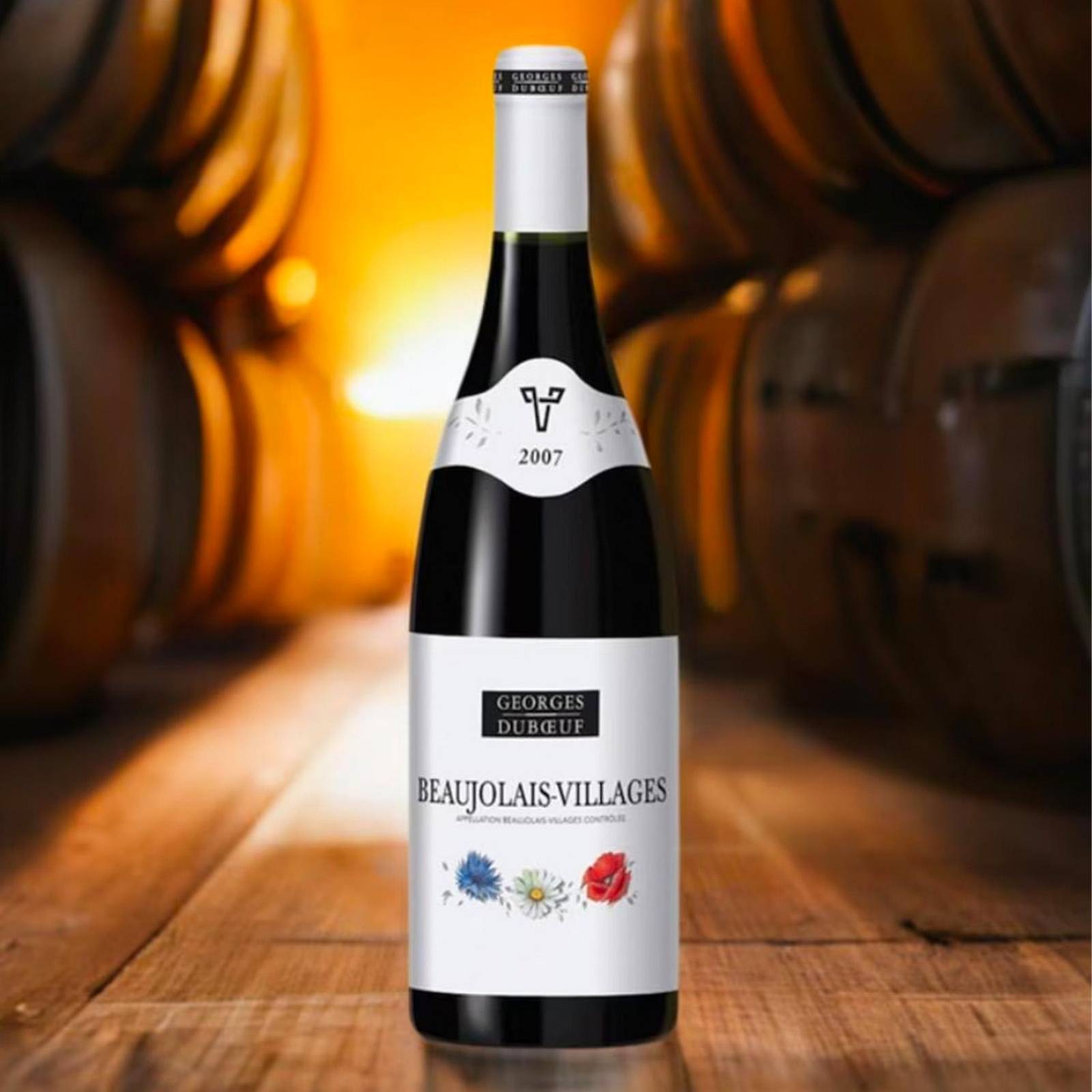 Pack de 12 Vino Tinto Georges Duboeuf Beaujolais Villages 750 ml 