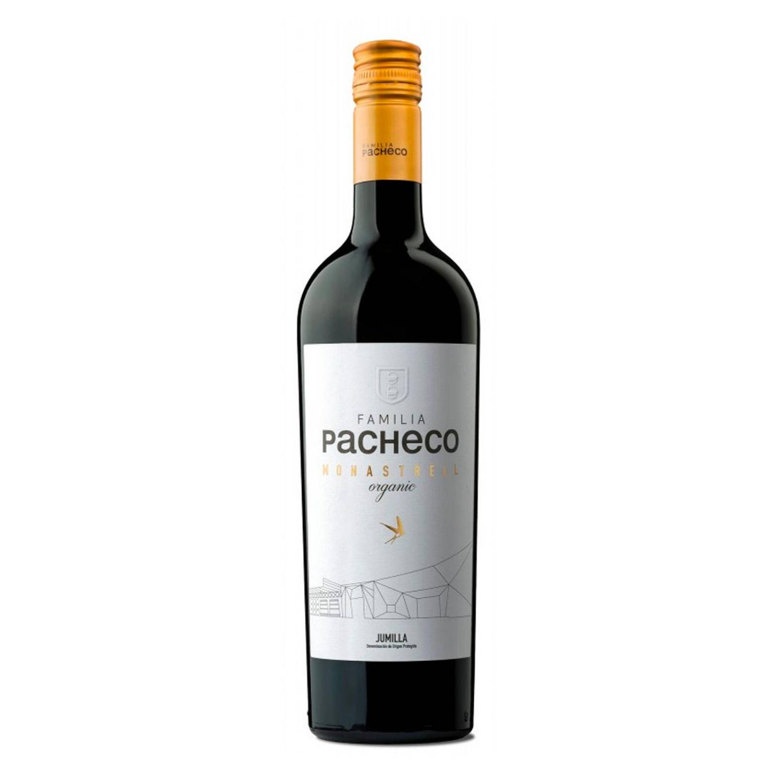 Pack de 6 Vino Tinto Familia Pacheco Monastrell 750 ml 
