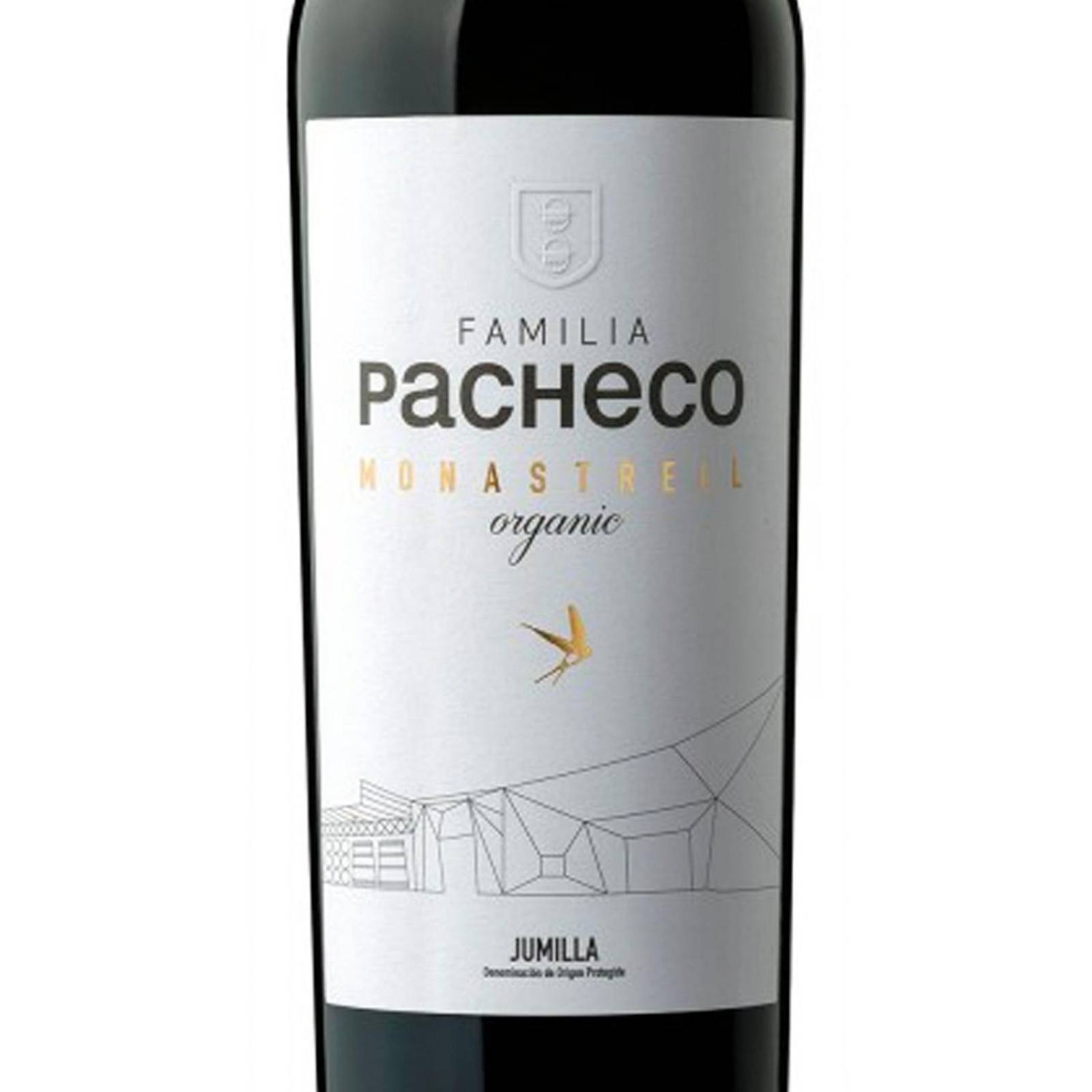 Pack de 6 Vino Tinto Familia Pacheco Monastrell 750 ml 