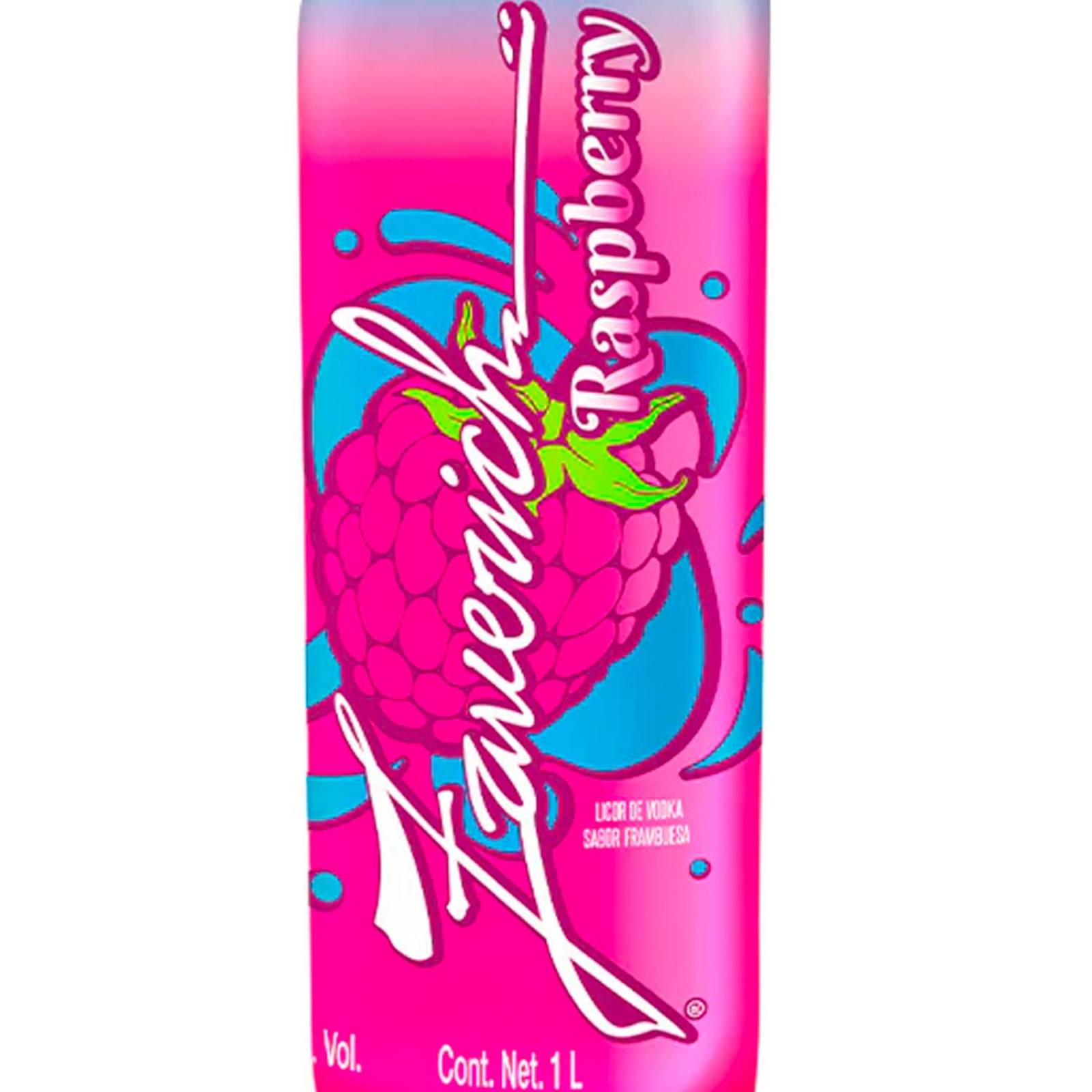 Pack de 12 Licor de Vodka Zaverich Raspberry 1 L 