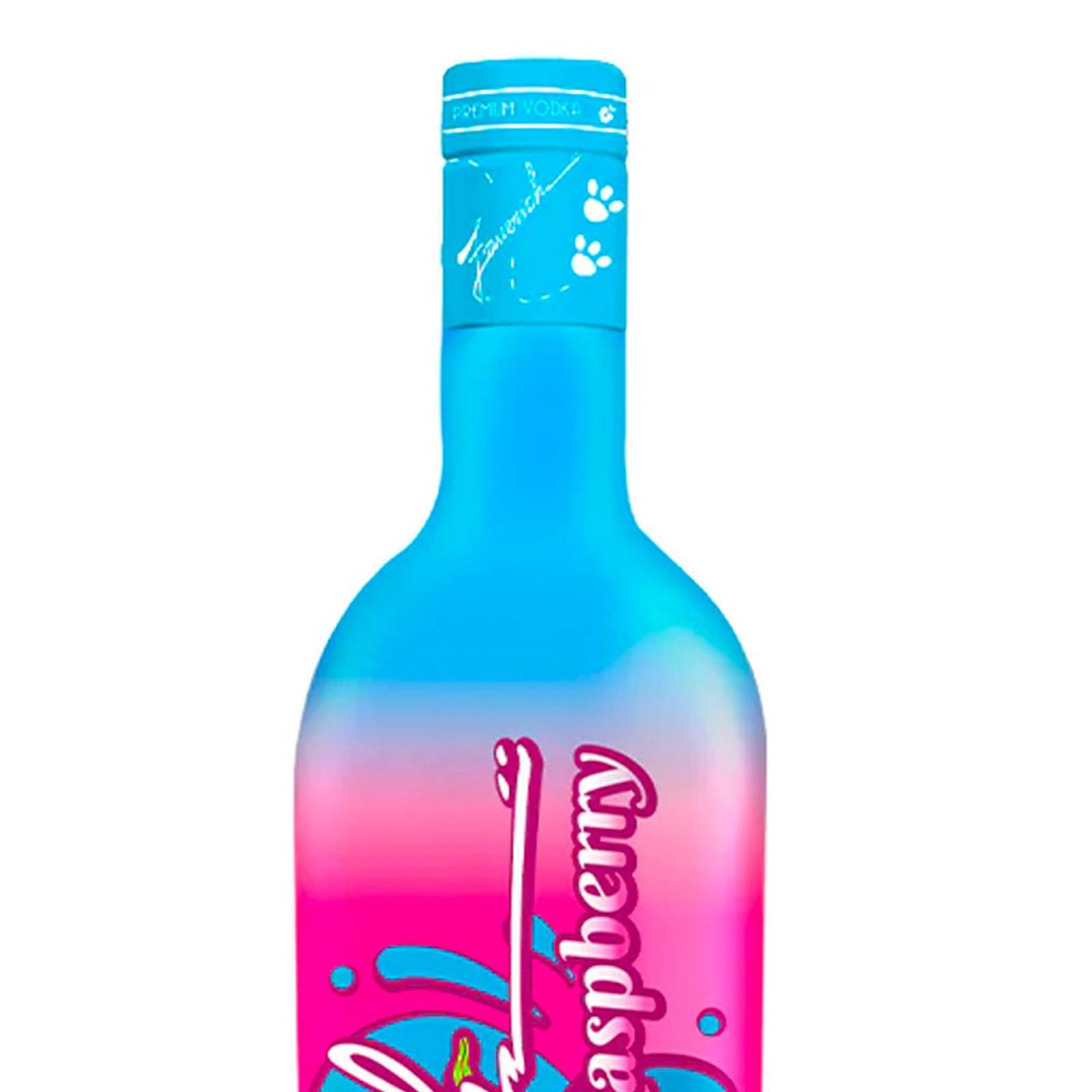 Pack de 12 Licor de Vodka Zaverich Raspberry 1 L 