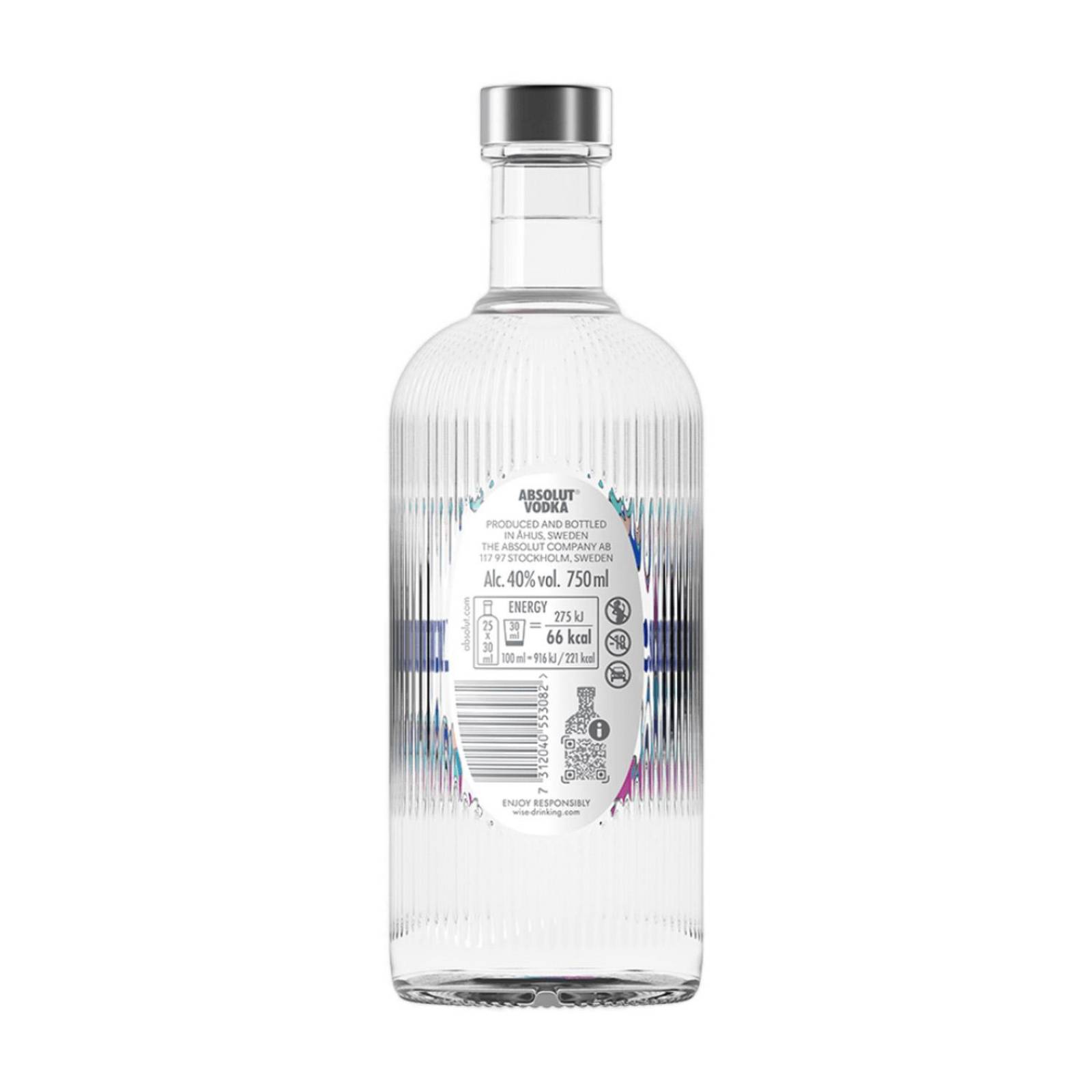Pack de 6 Vodka Absolut Azul Edic Eoy 2023 750 ml 