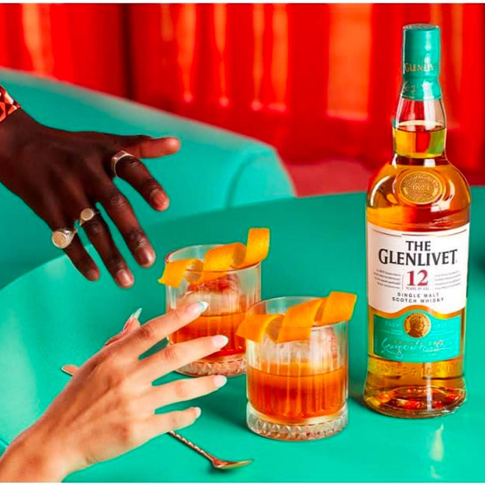 Pack de 12 Whisky The Glenlivet 12 años 700 ml 