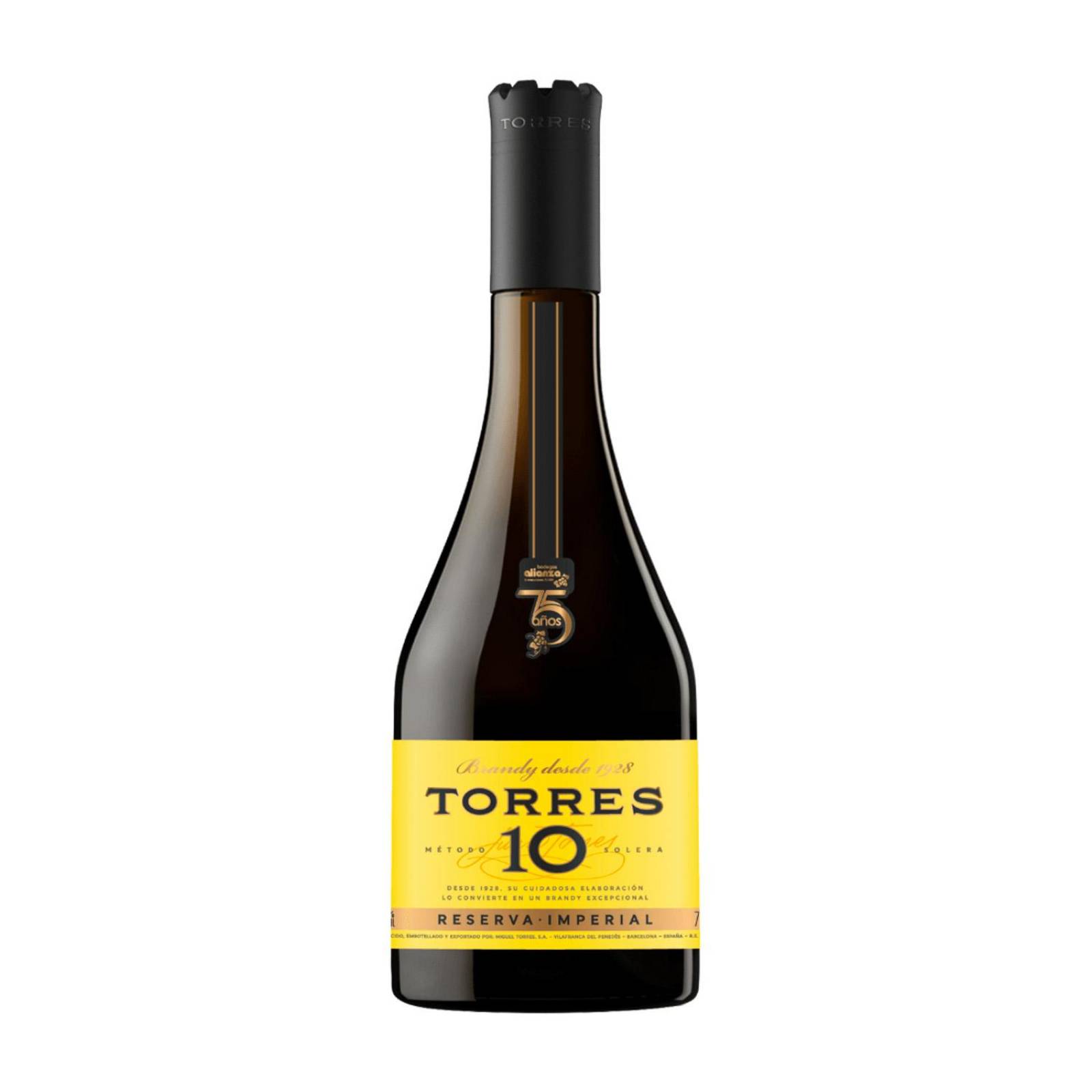 Pack de 4 Brandy Torres 10 Alianza 75 Aniv. 700 ml