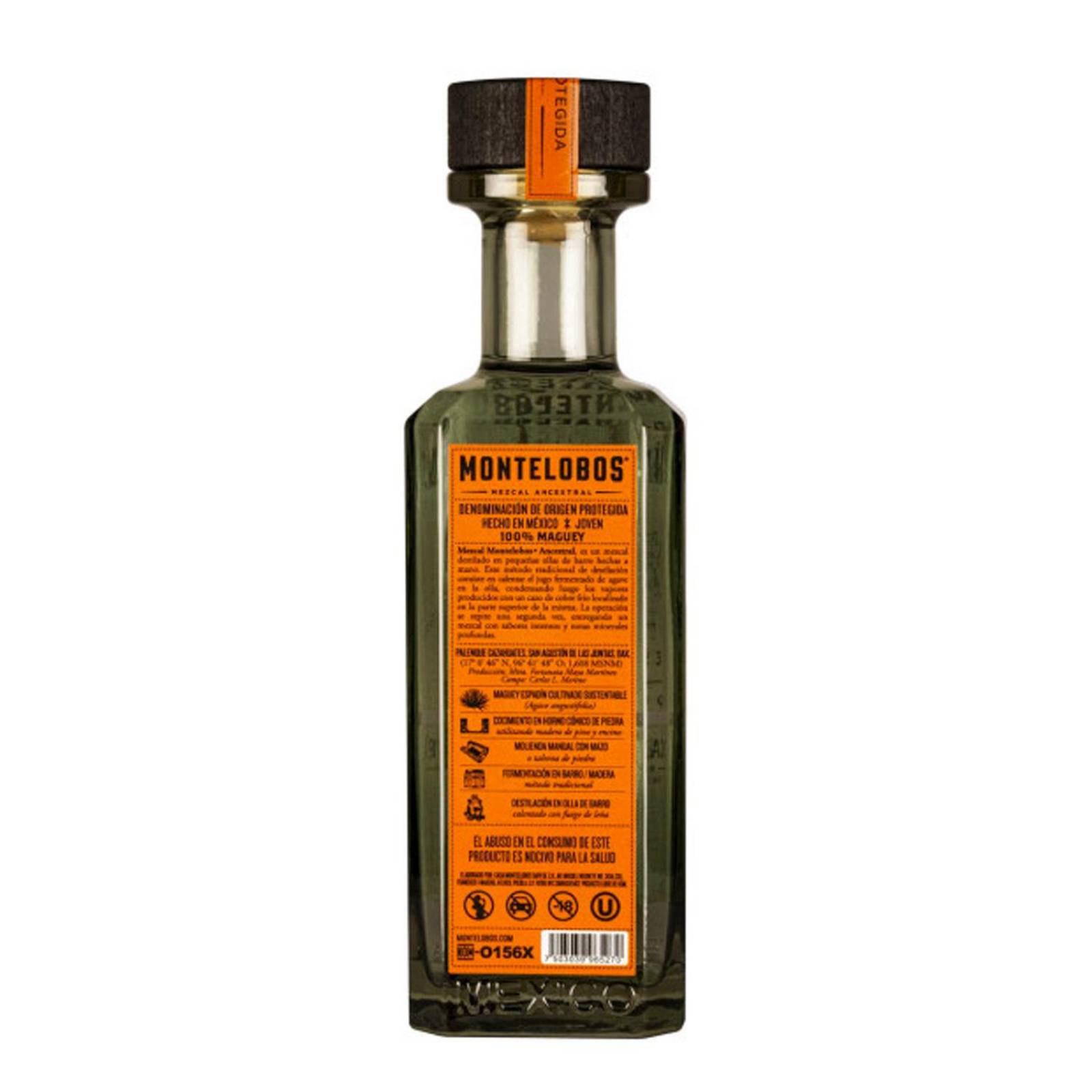 Pack de 2 Mezcal Montelobos Joven Espadin Ancestral 750 ml