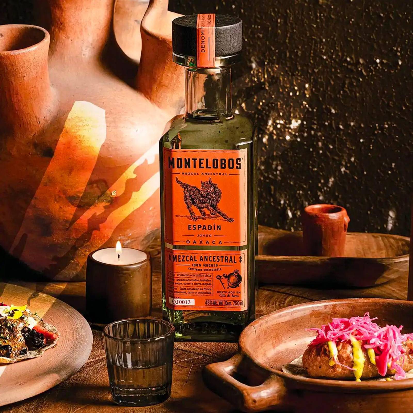 Pack de 2 Mezcal Montelobos Joven Espadin Ancestral 750 ml