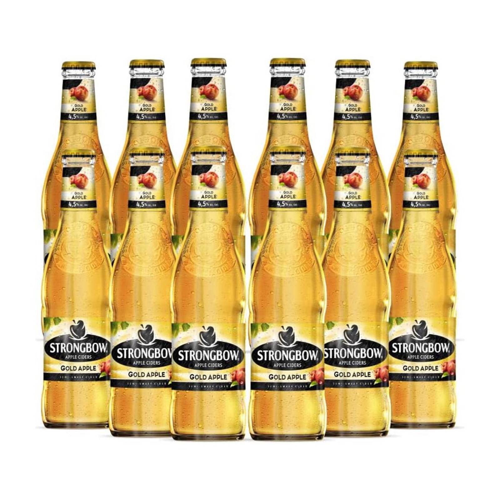 Pack de 12 Bebida alcohólica Strongbow Apple Ciders Gold 330 ml