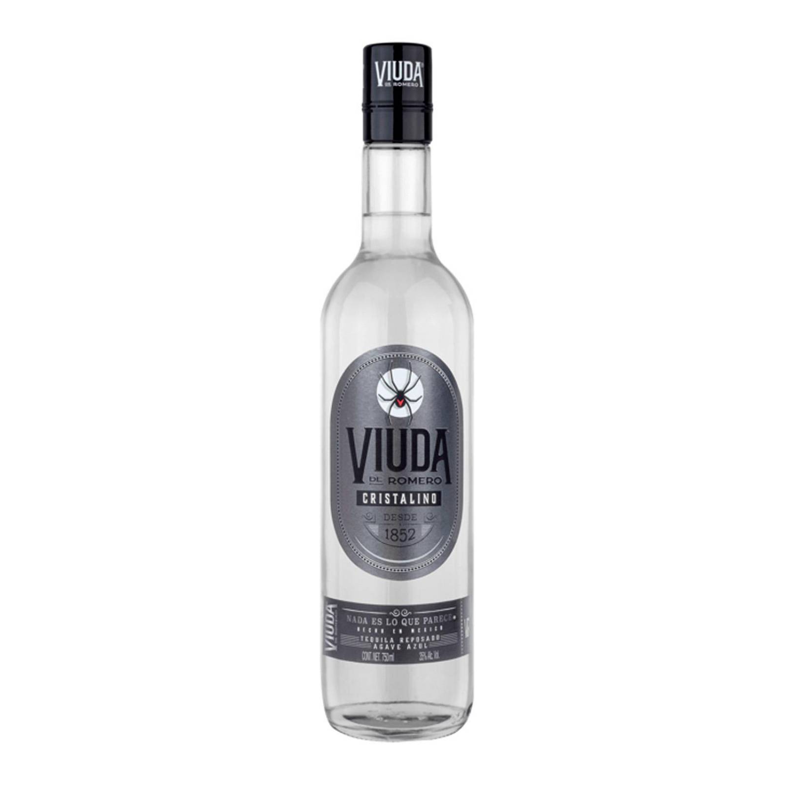 Pack de 2 Tequila Viuda De Romero Reposado Cristalino 750 ml 